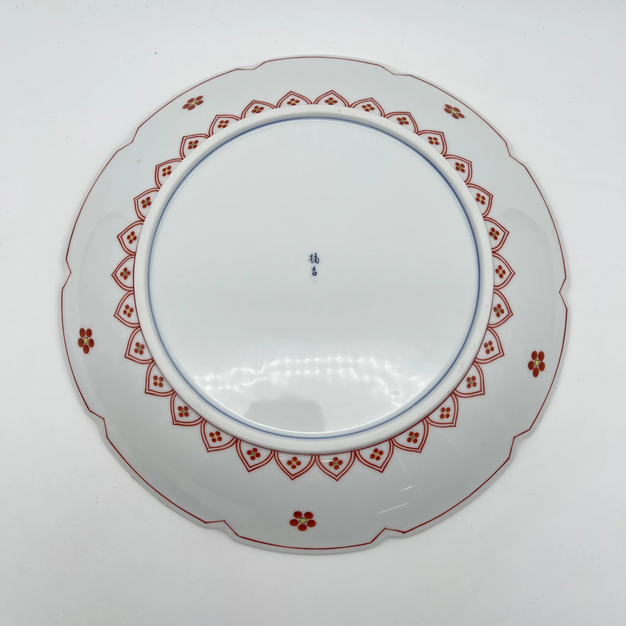 【リユース】 大皿 / たち吉 / 間取花文 / 日本 / 未使用 / 箱付き