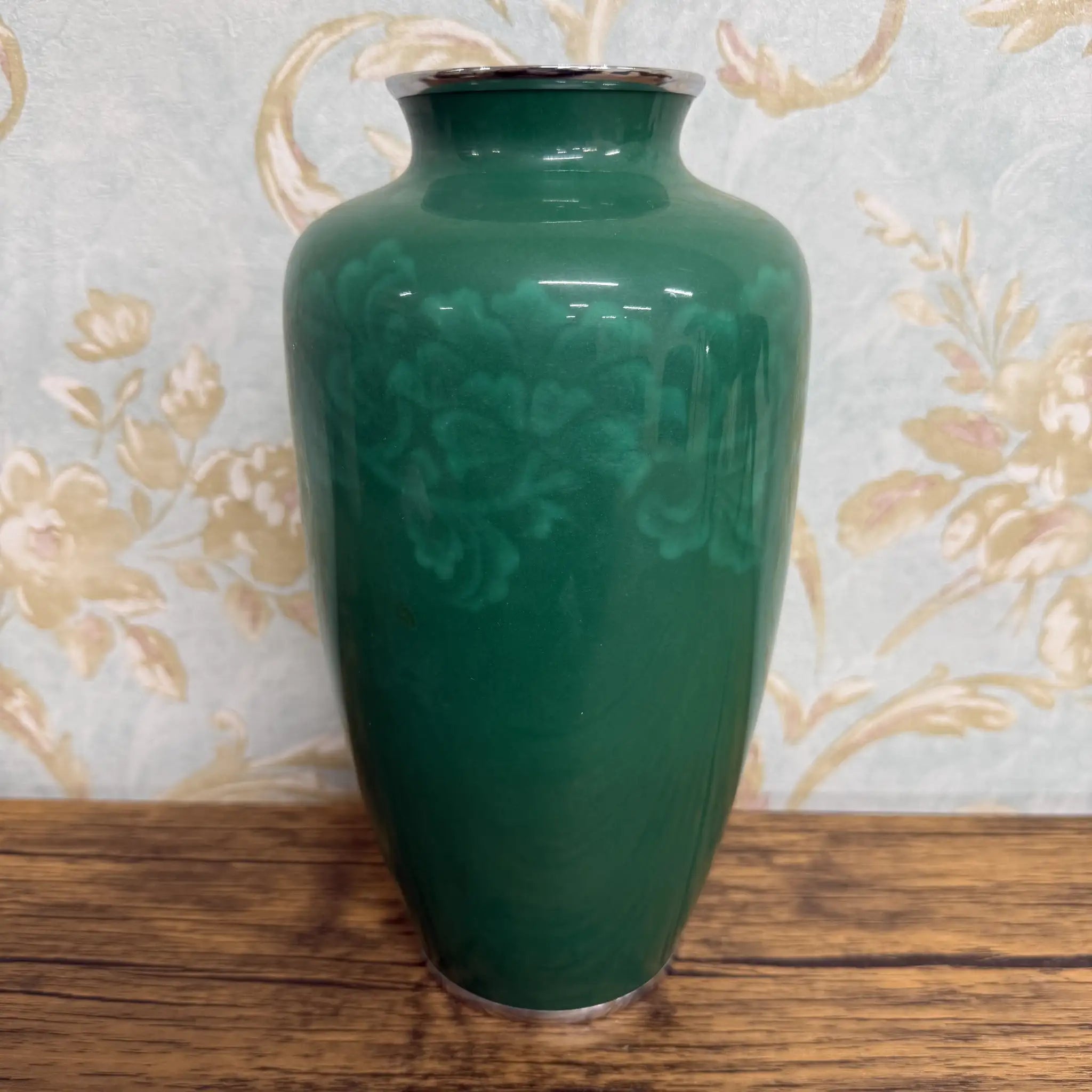 【リユース】 花瓶 / 磁器 / 日本 / 牡丹唐草文