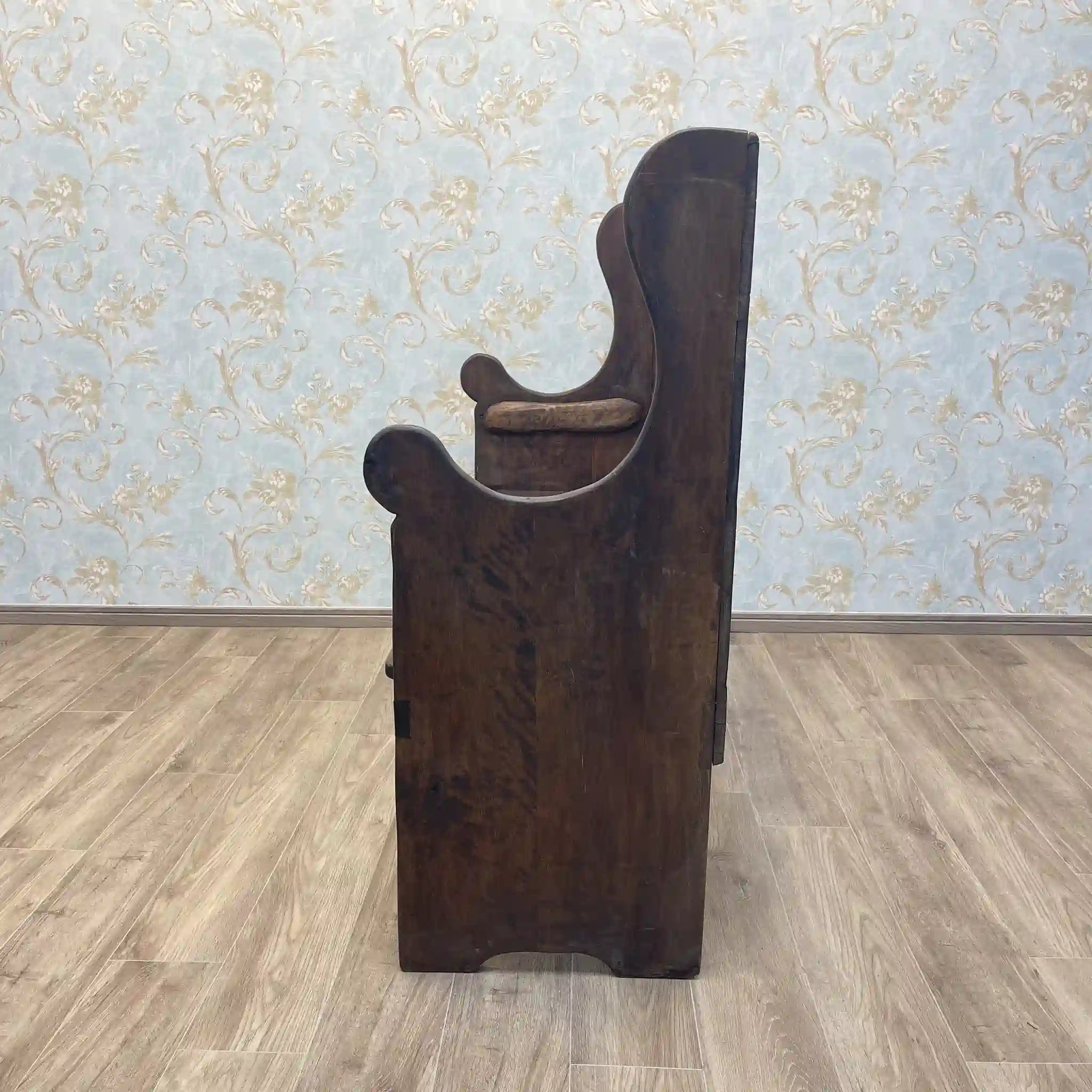 【アンティーク】 チャーチベンチ / ハイバック