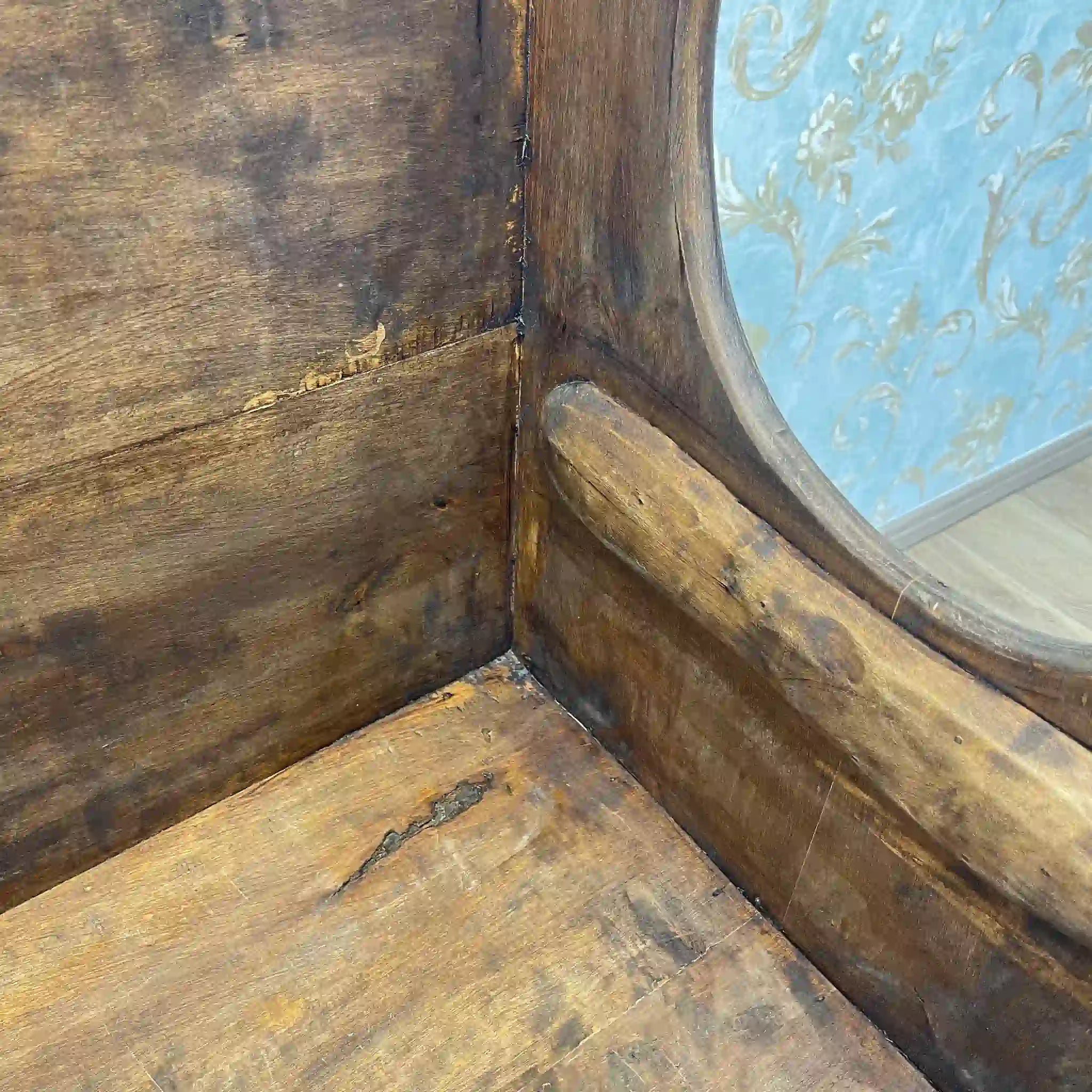 【アンティーク】 チャーチベンチ / ハイバック