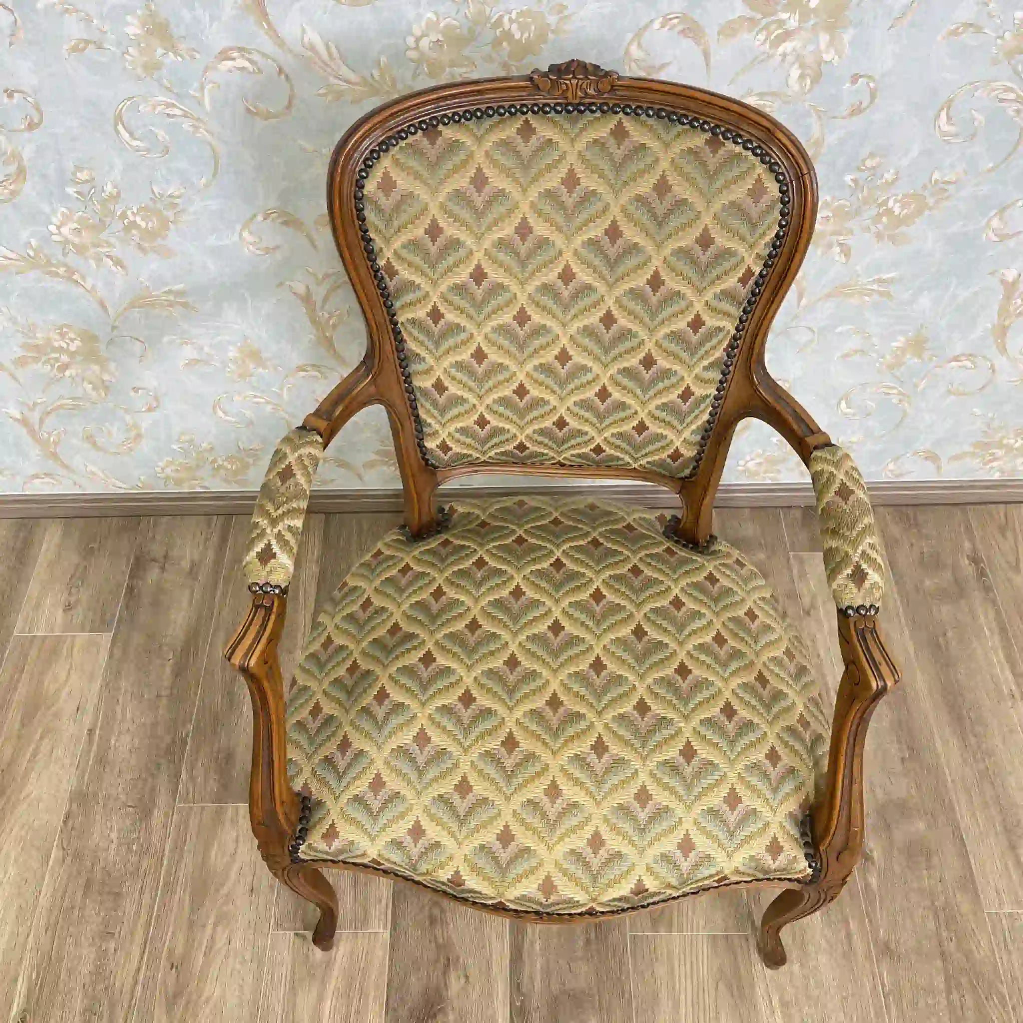 【アンティーク】 アームチェア / ロココ様式 / イギリス