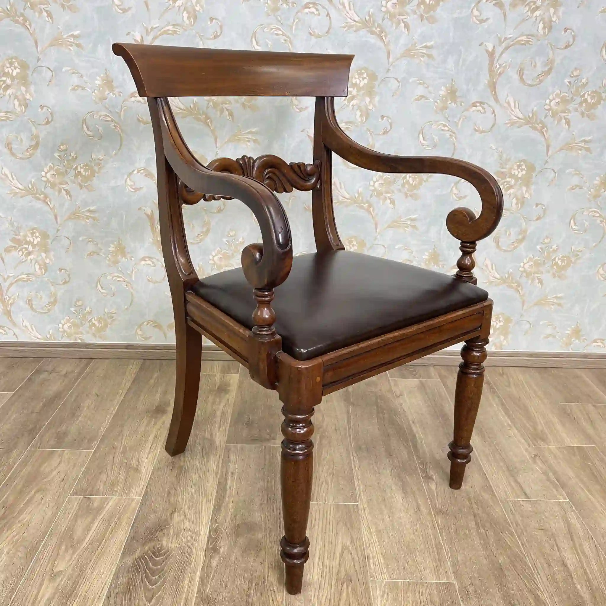 【アンティーク】 アームチェア / リージェンシー様式 / 19世紀初頭から中頃 / イギリス