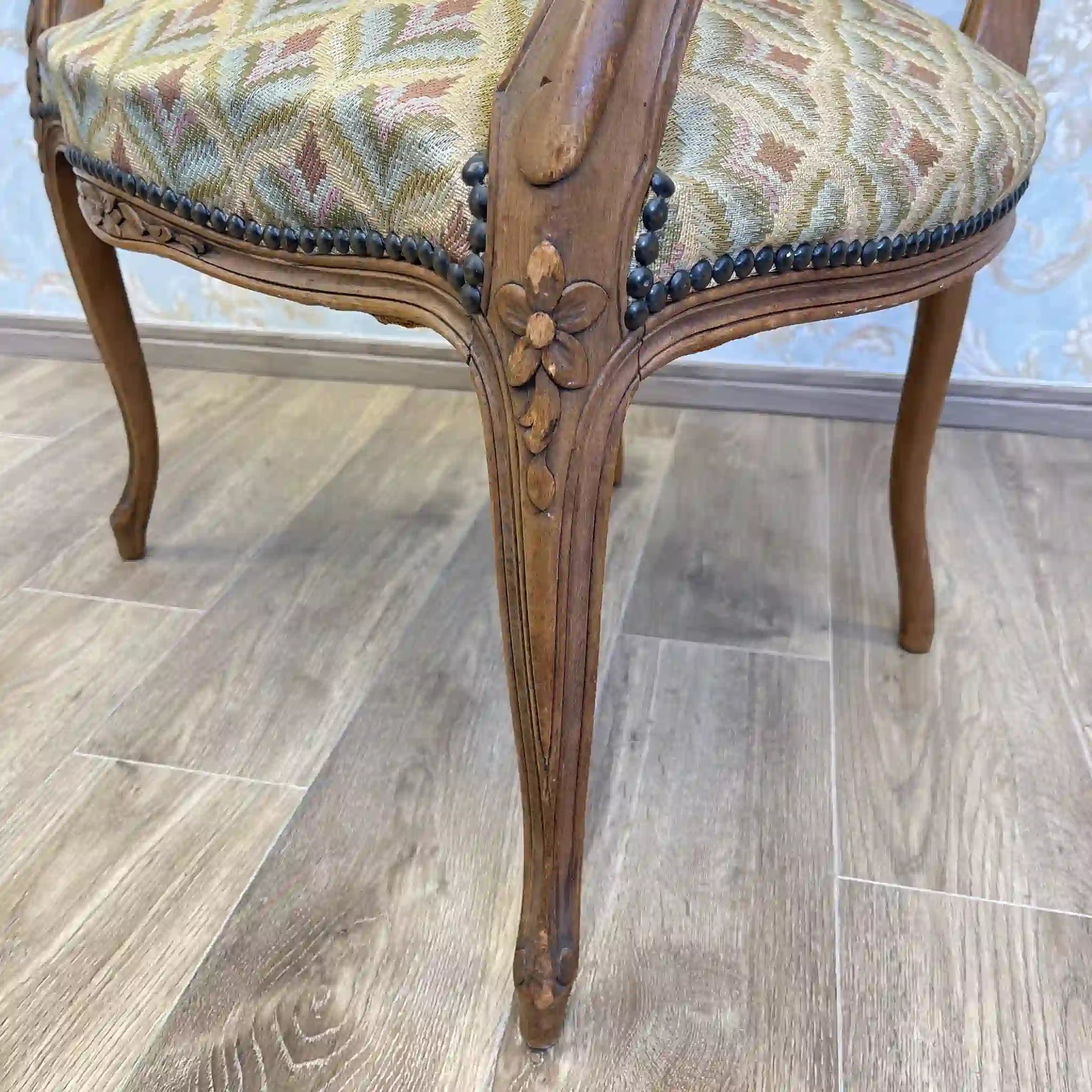 【アンティーク】 アームチェア / ロココ様式 / イギリス