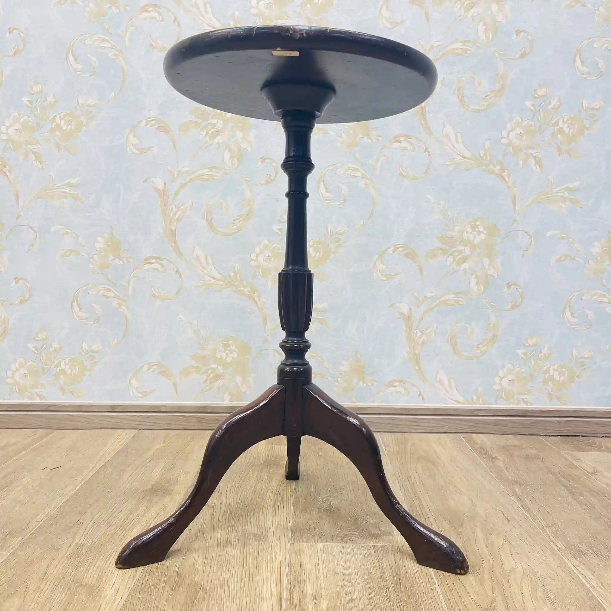 【アンティーク】 トライポットテーブル（三脚テーブル） / 18世紀後半から19世紀頃 / イギリス / 轆轤細工,カブリオールレッグ
