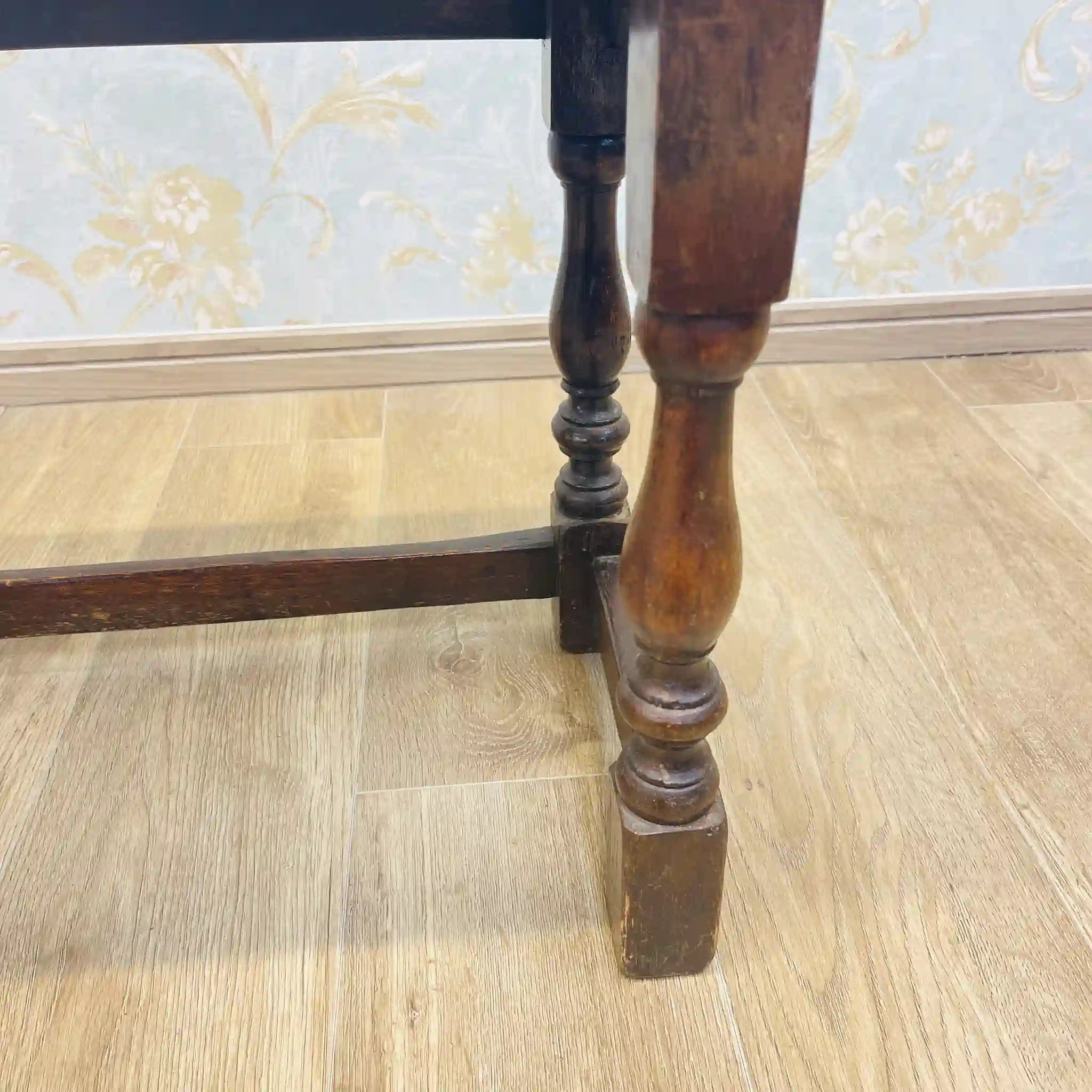 【アンティーク】 サイドテーブル / ジャコビアン様式 / イギリス / ろくろ細工,ターニングレッグ