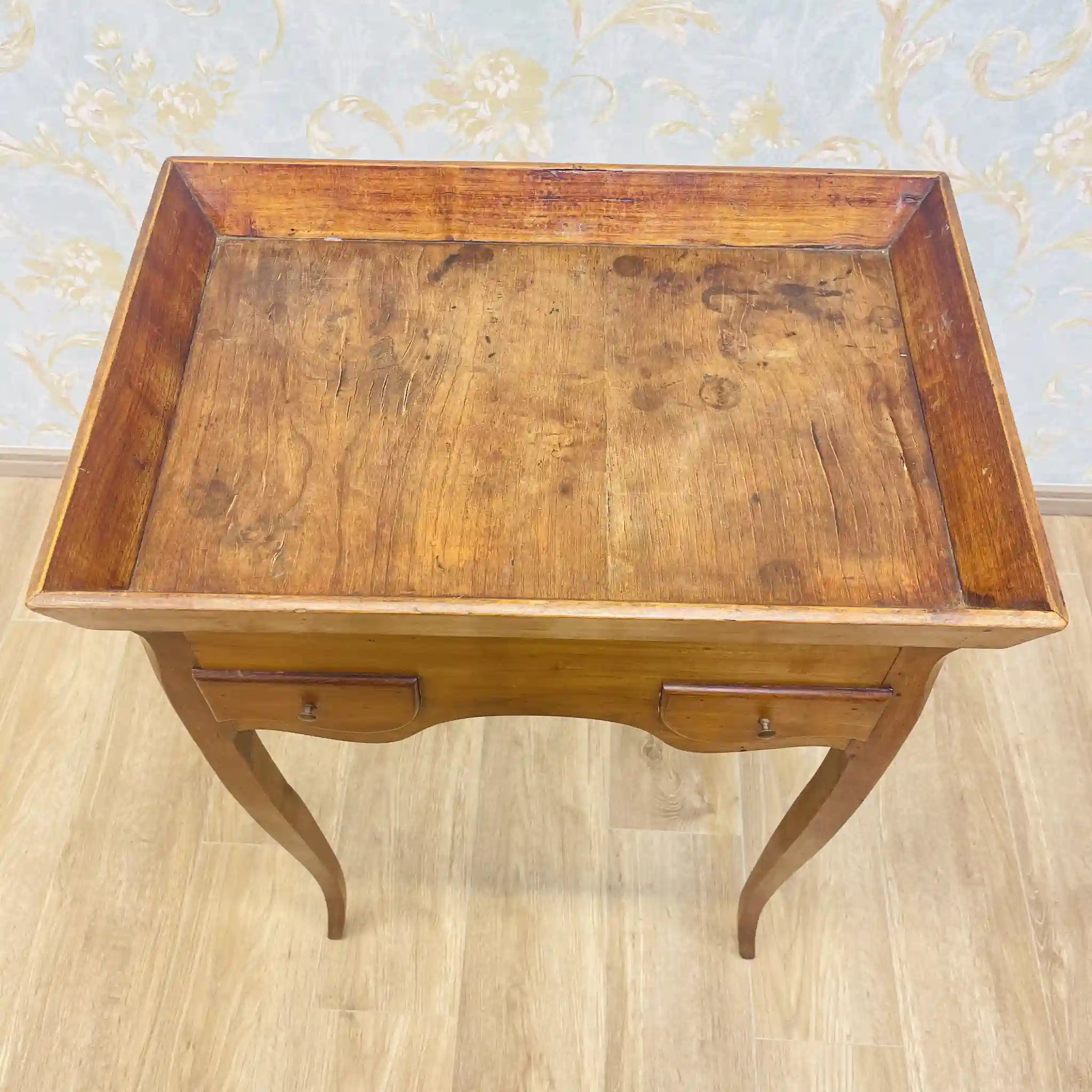 古董餐桌/洛可可風格/法國/貓腿，Rocaille