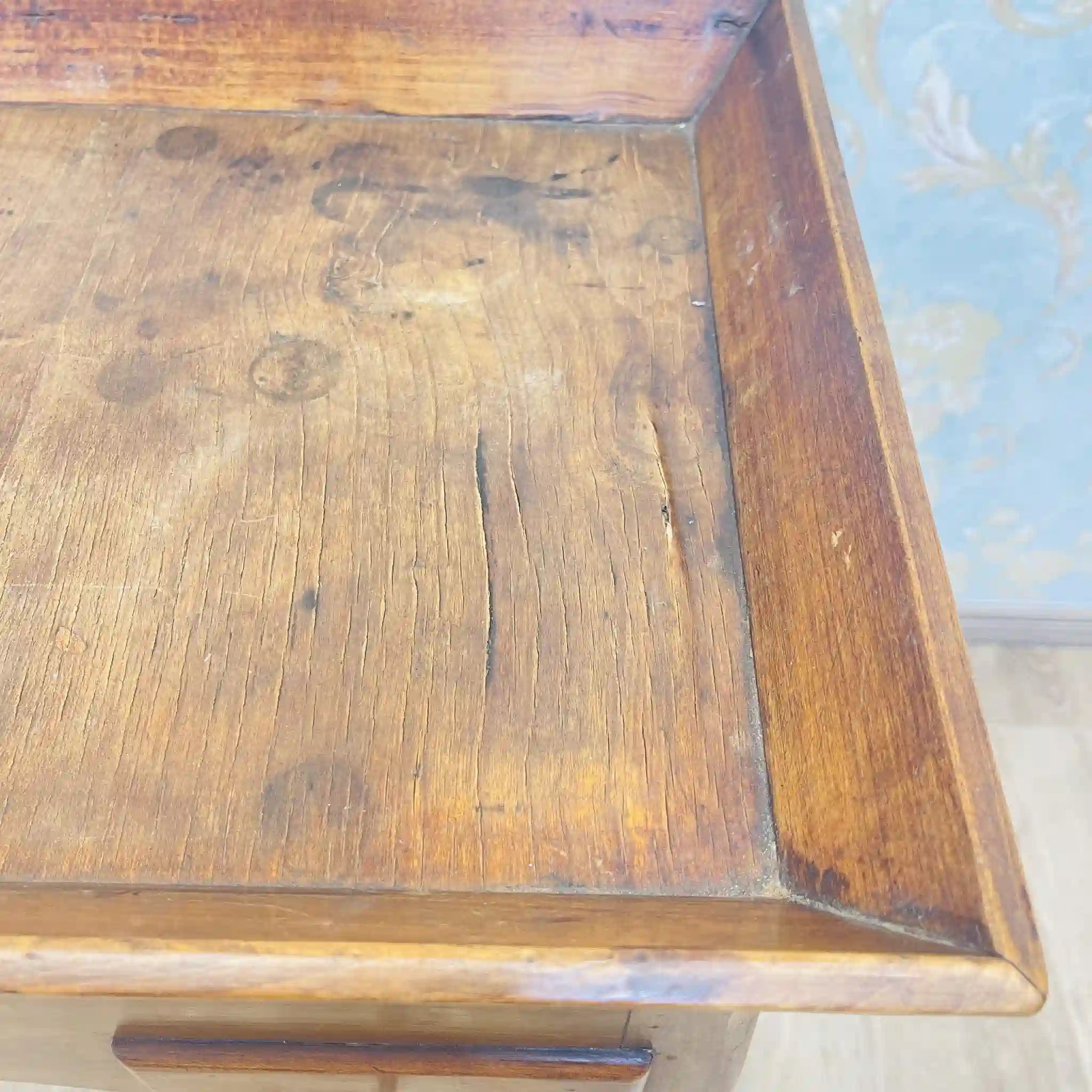 古董餐桌/洛可可風格/法國/貓腿，Rocaille