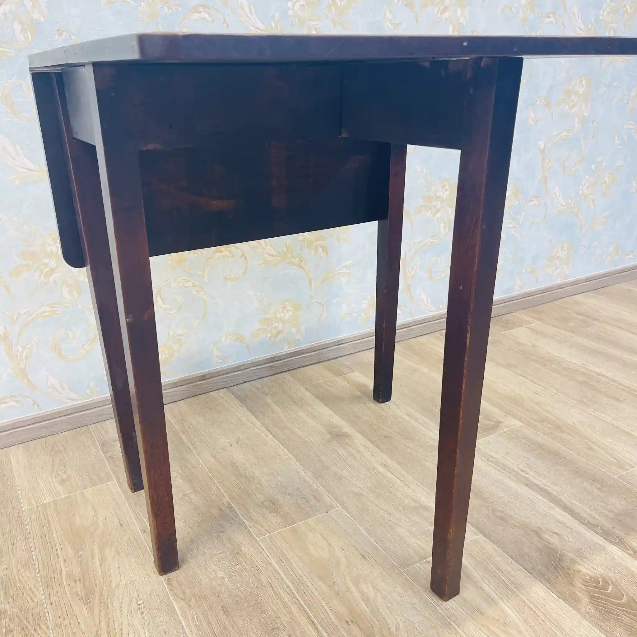 【アンティーク】 ドロップリーフテーブル / カントリースタイル / 19世紀末〜20世紀初頭 / ビーチ材 / イギリス