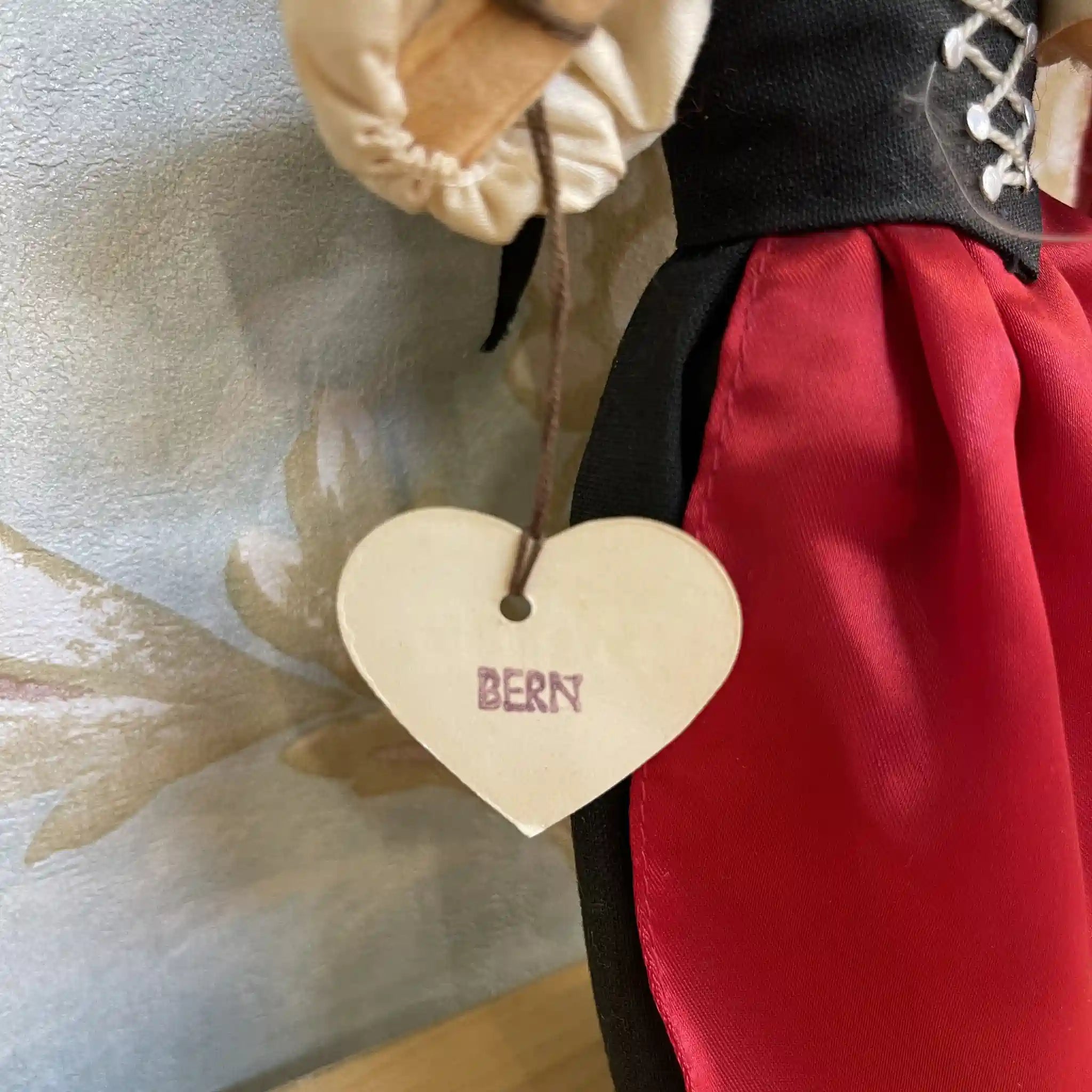 [Vintage] Doll 2P / Appenzell, Bern / Estimated 1970-80s / Cloth / Switzerland / Folk costume