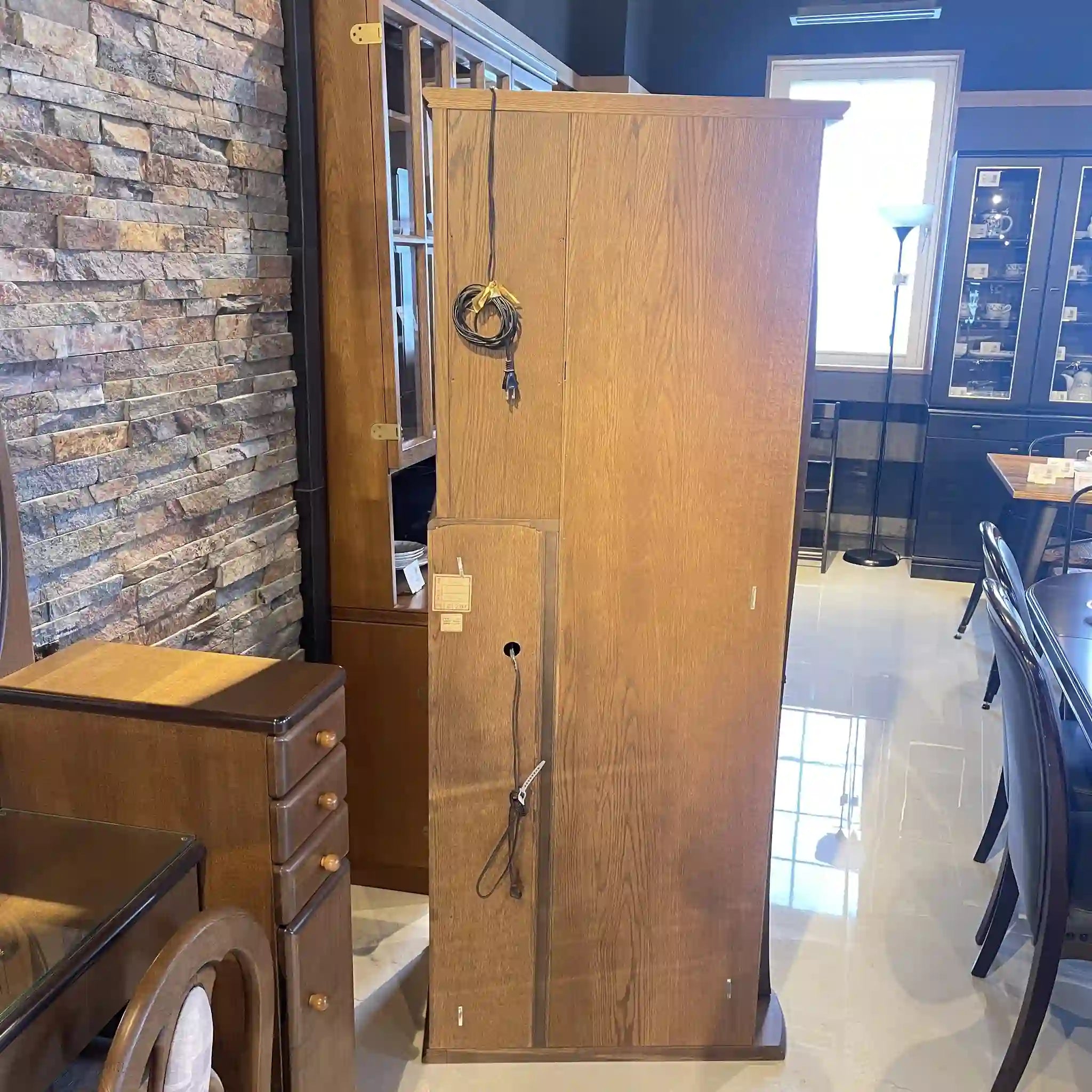 【骨董品】 姿見台 和風 / 抽斗の取手の緩み修理済み