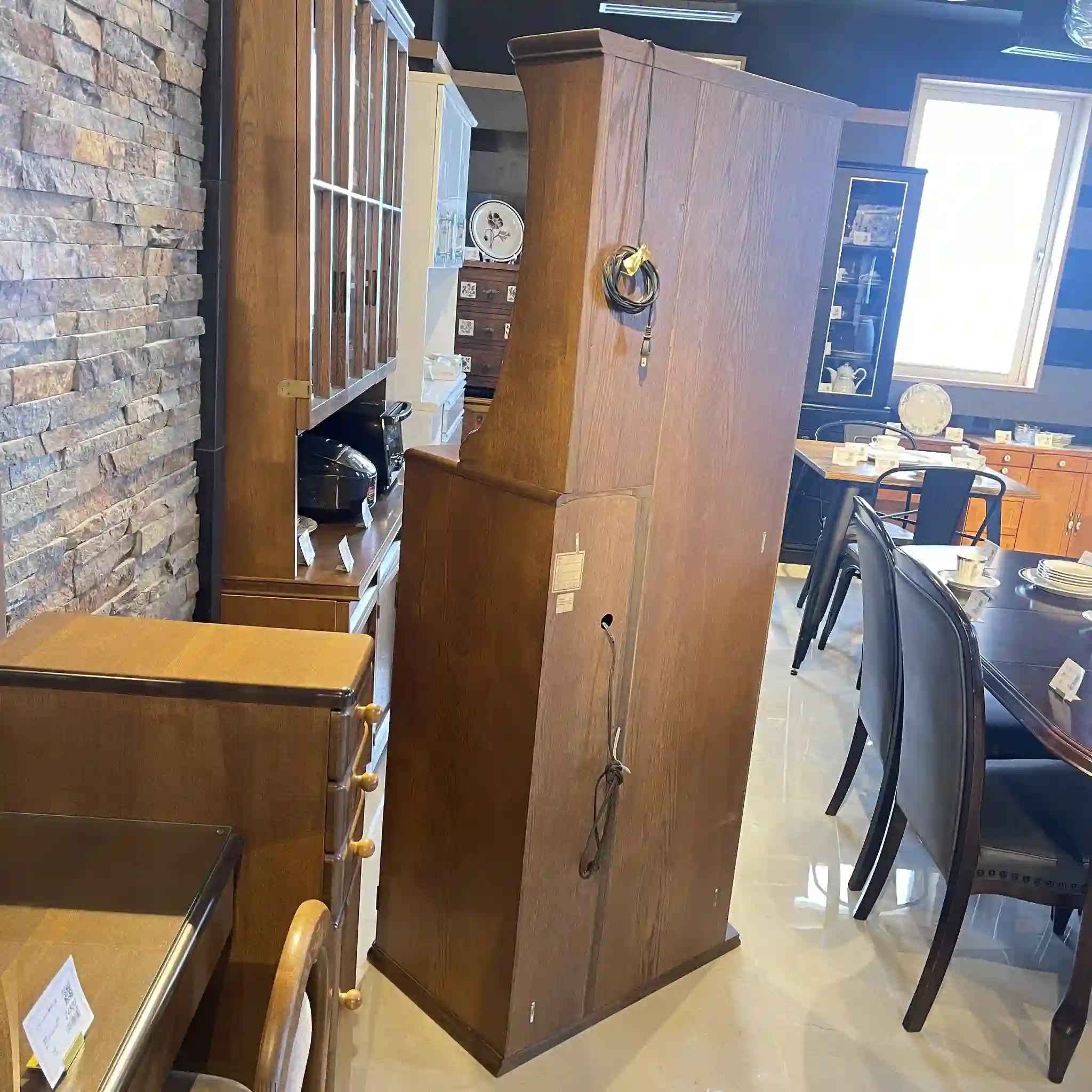 【骨董品】 姿見台 和風 / 抽斗の取手の緩み修理済み