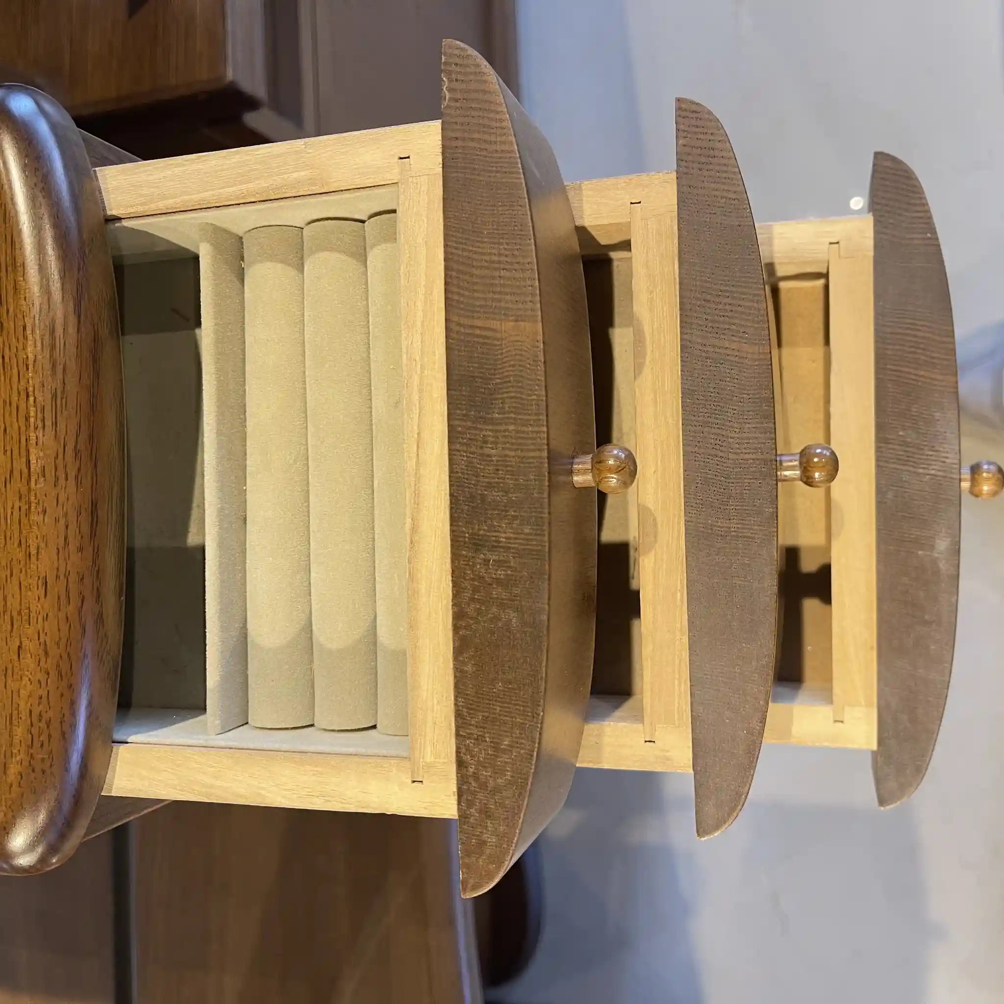 【骨董品】 姿見台 和風 / 抽斗の取手の緩み修理済み