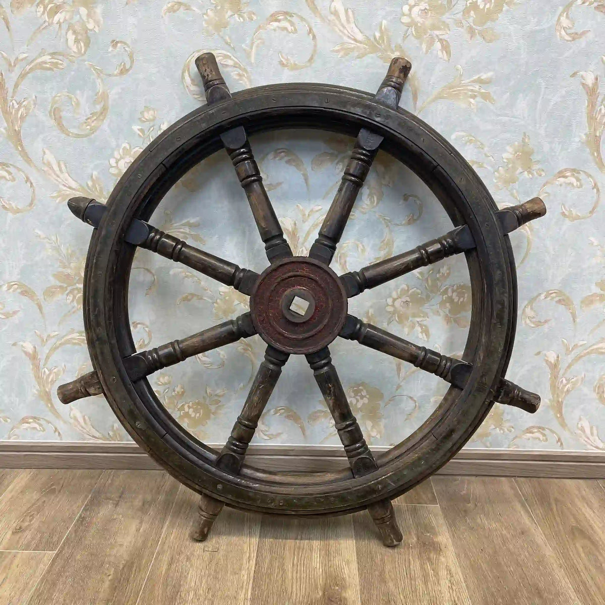 舵輪 / 20世紀初頭（） / エルム材 / イギリス / スポーク構造, ペグ 