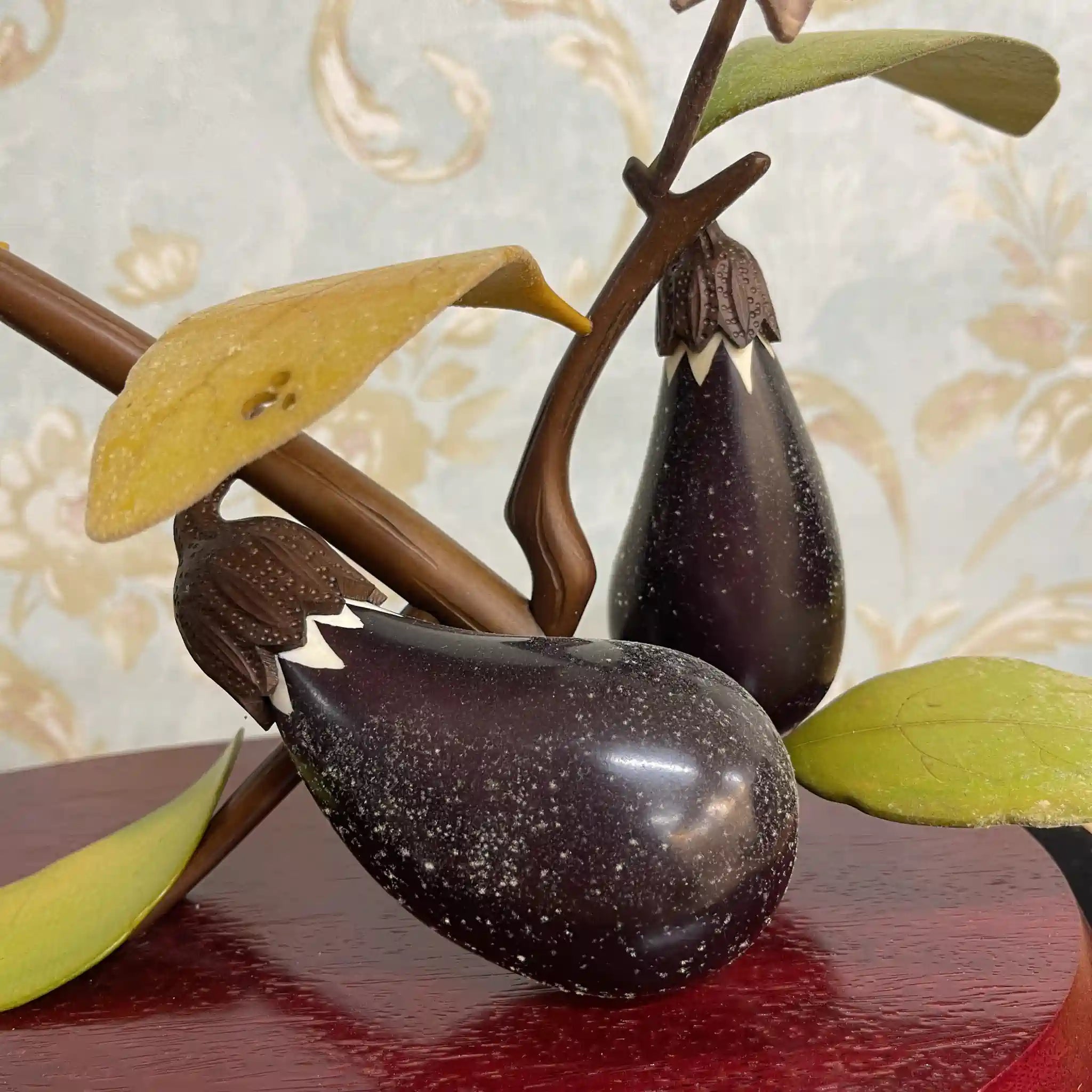 [Reuse] Object / Eggplant / Japan / With glass case