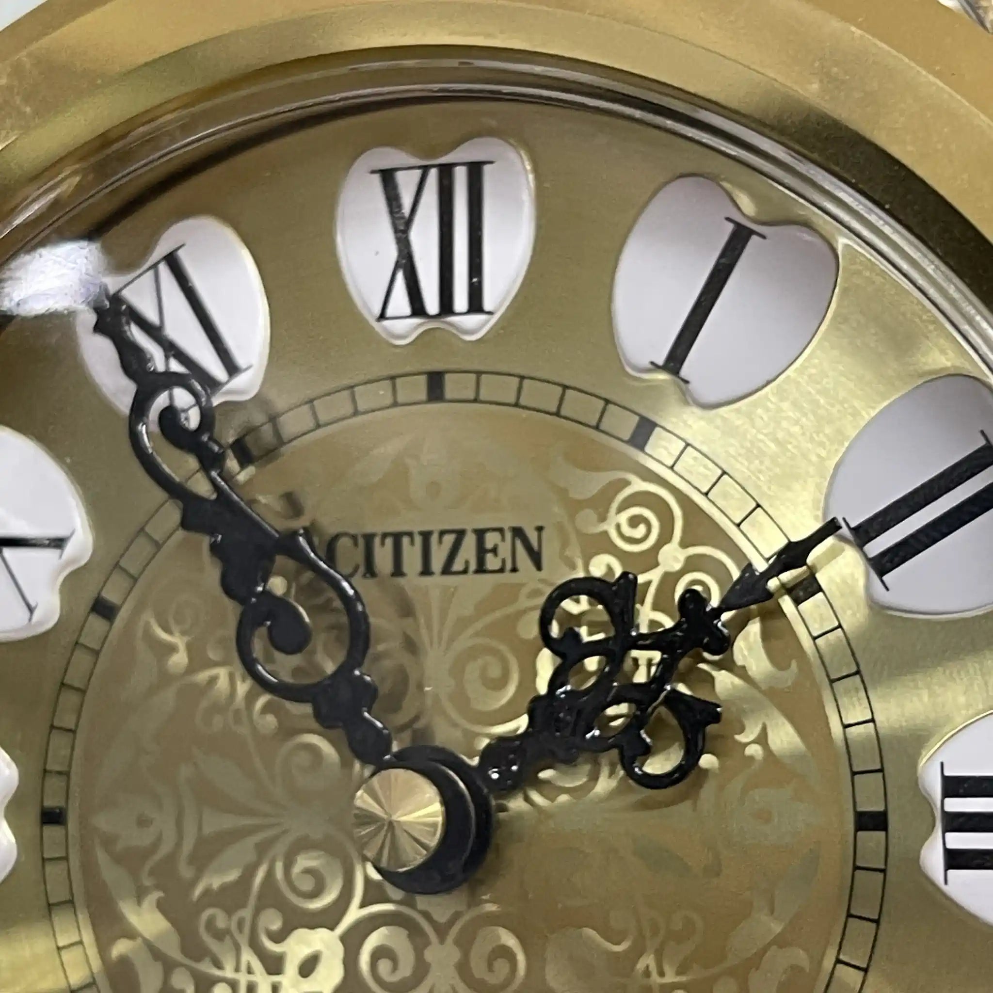 【复古】座钟/ Citizen（西铁城）/推测1970-80s /树脂/日本/石英