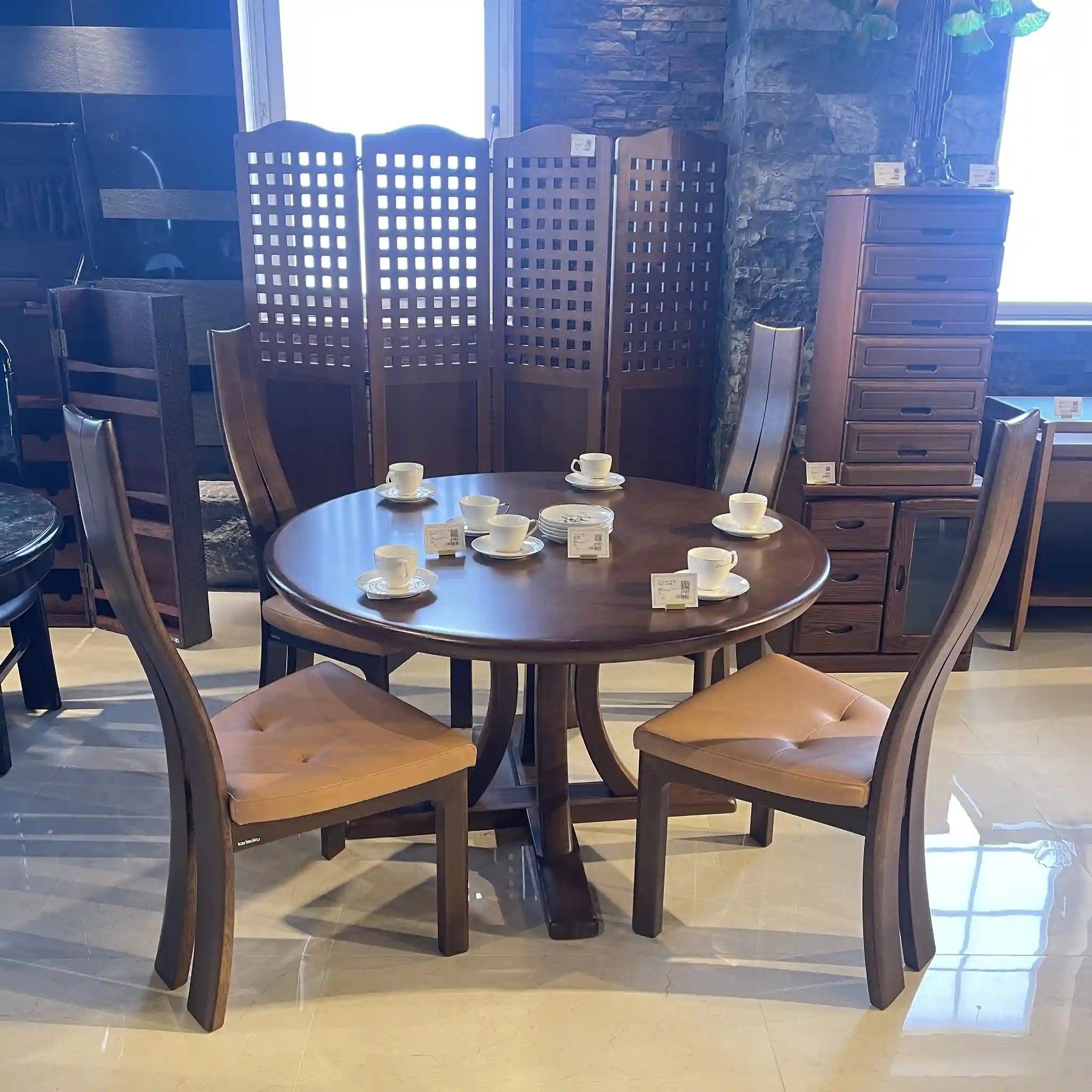 ダイニングセット　カリモク