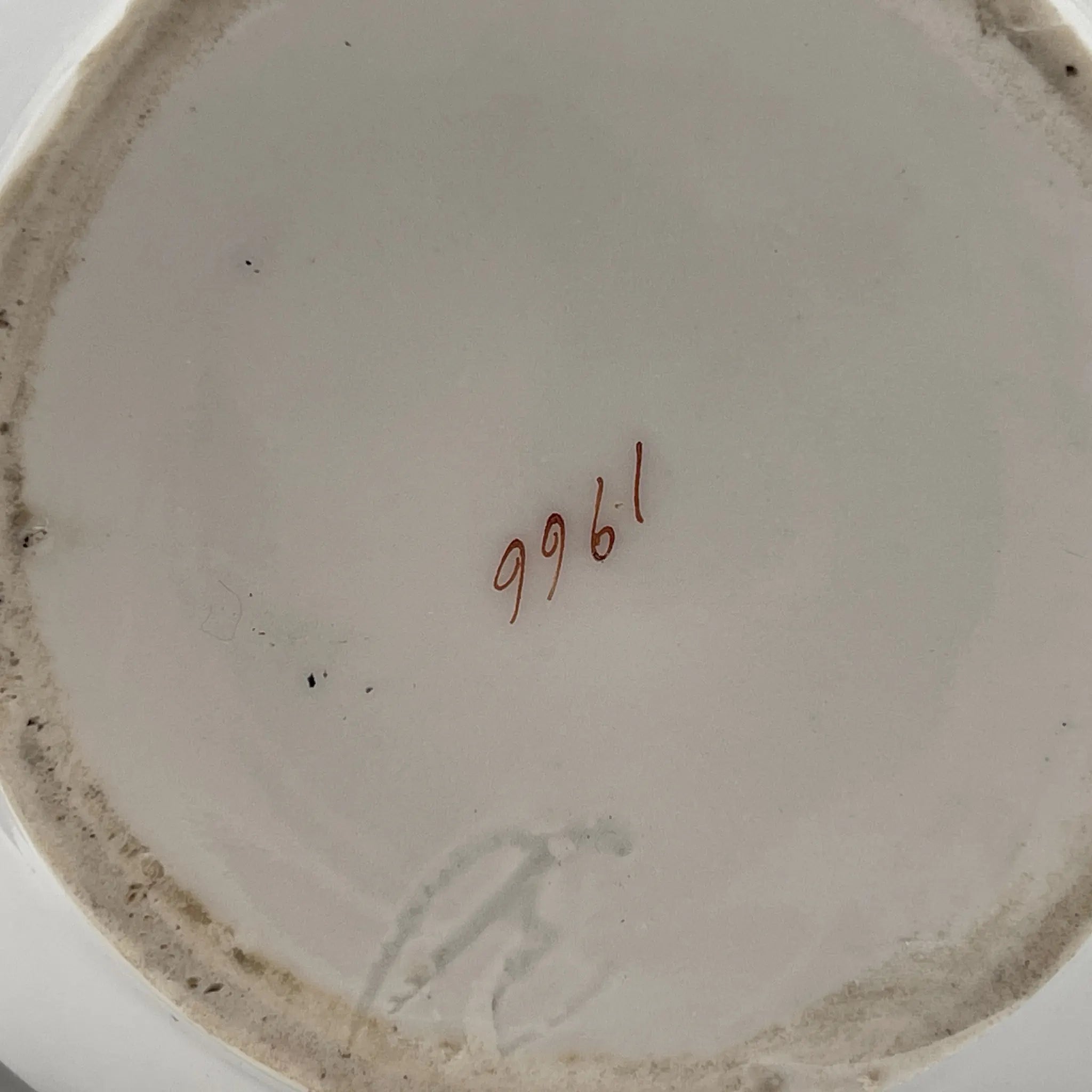 [Vintage] Shaving mug / 1960s / Porcelain / Europe / Gold