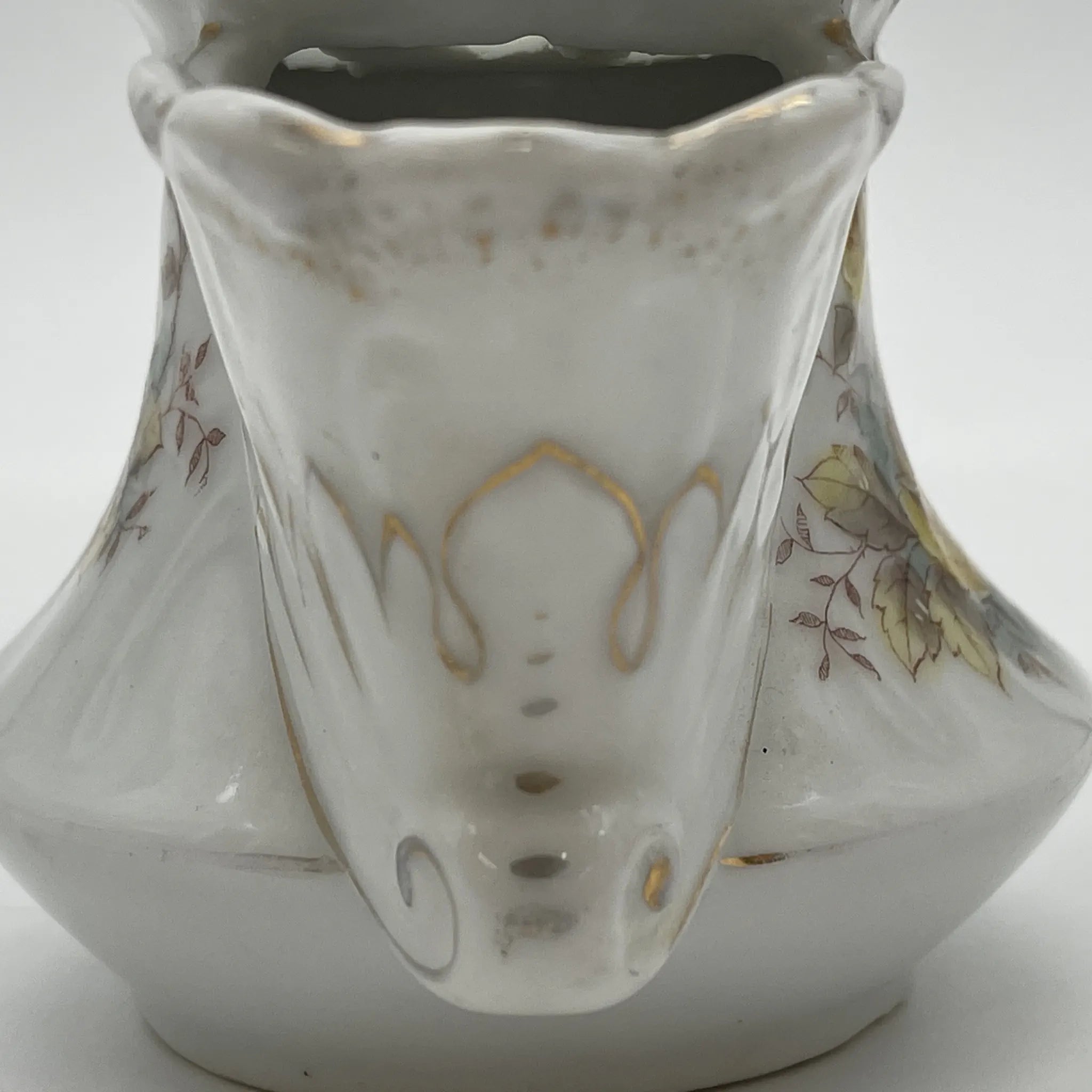 [Vintage] Shaving mug / 1960s / Porcelain / Europe / Gold