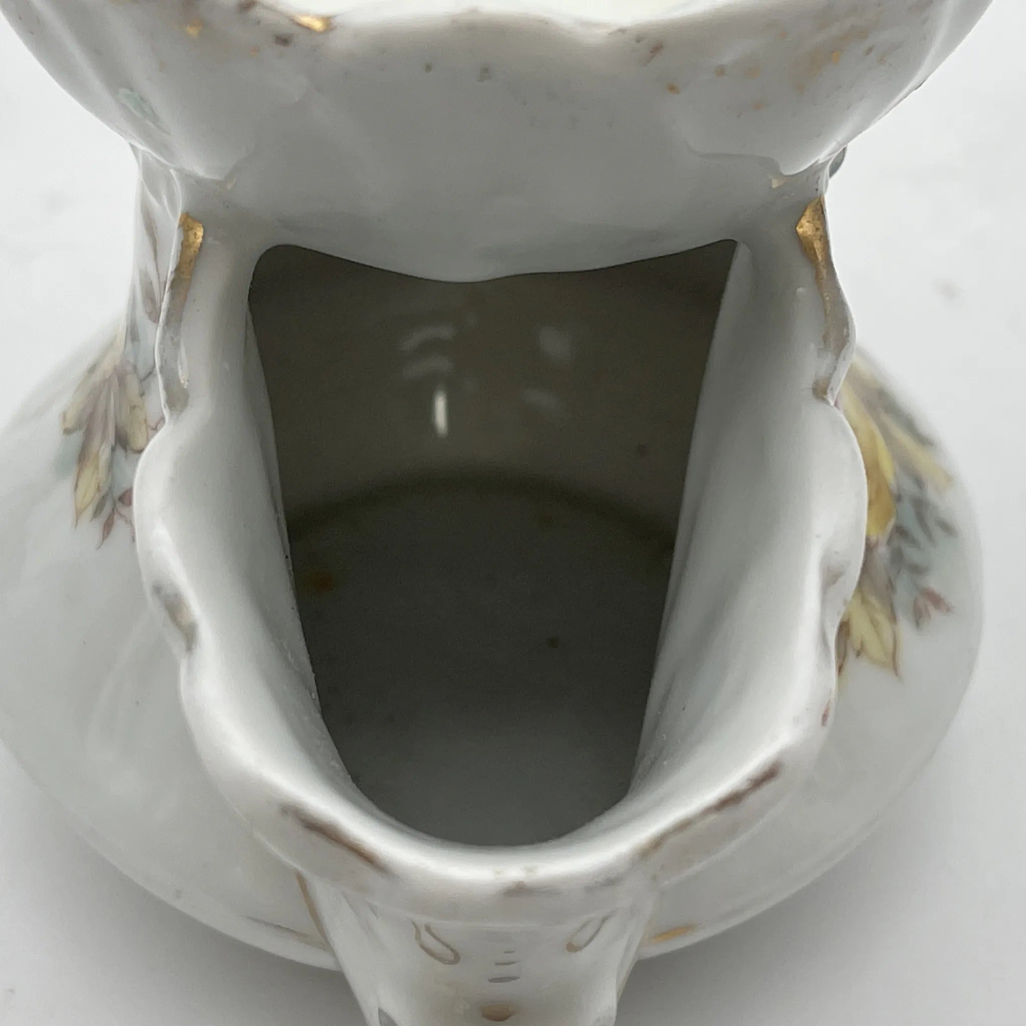 [Vintage] Shaving mug / 1960s / Porcelain / Europe / Gold