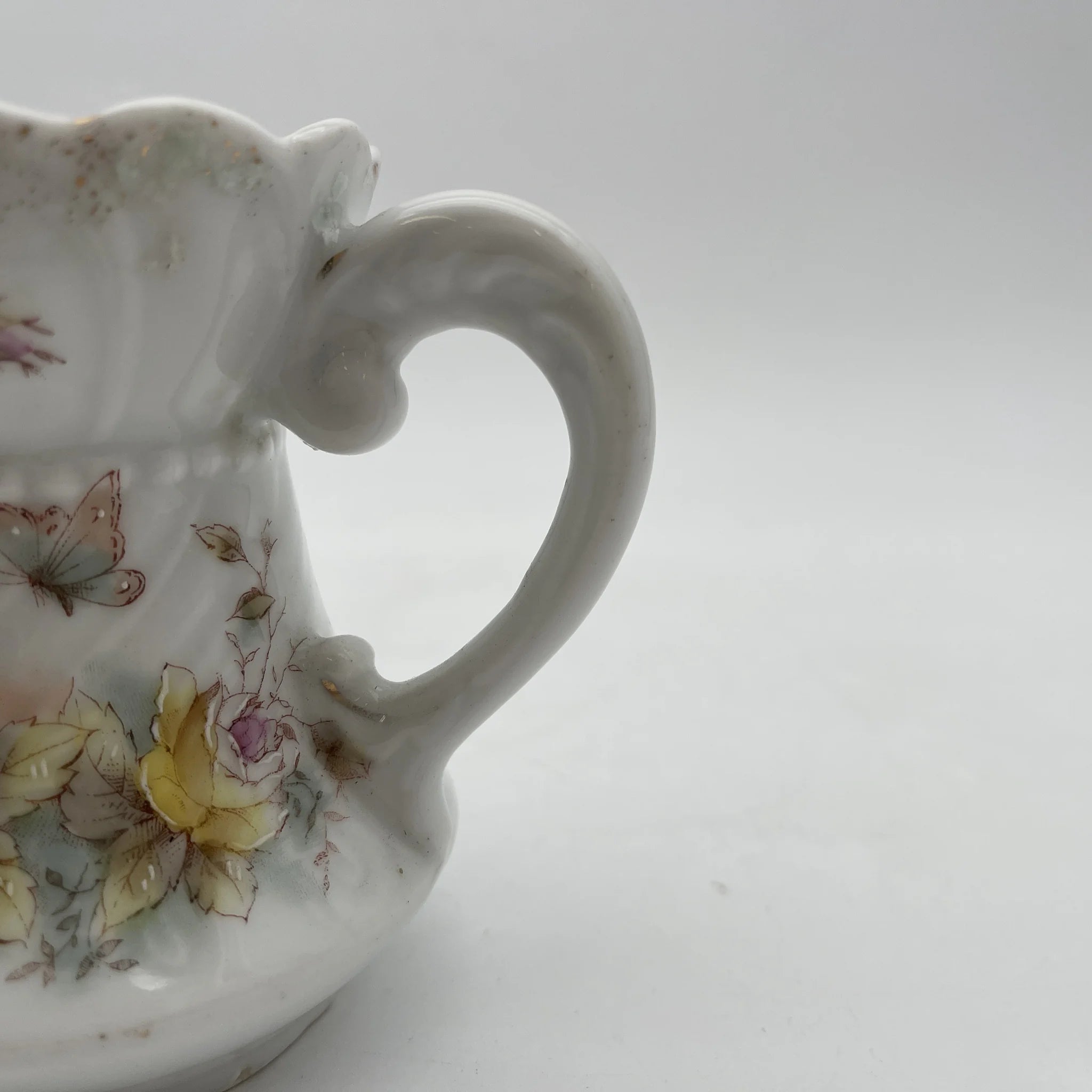[Vintage] Shaving mug / 1960s / Porcelain / Europe / Gold