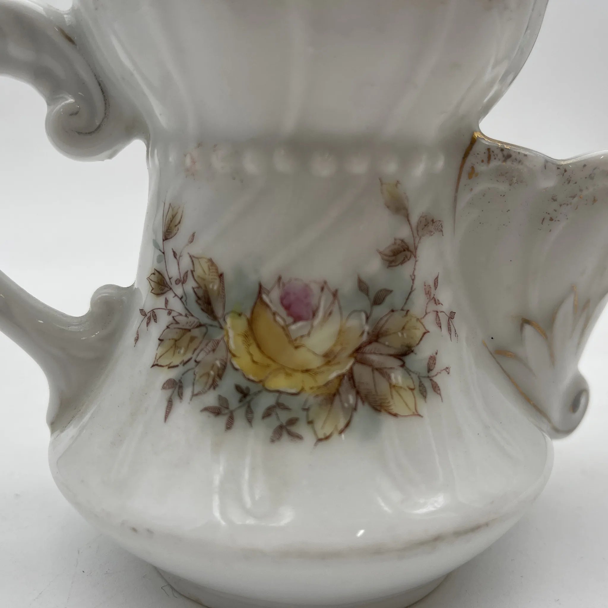 [Vintage] Shaving mug / 1960s / Porcelain / Europe / Gold