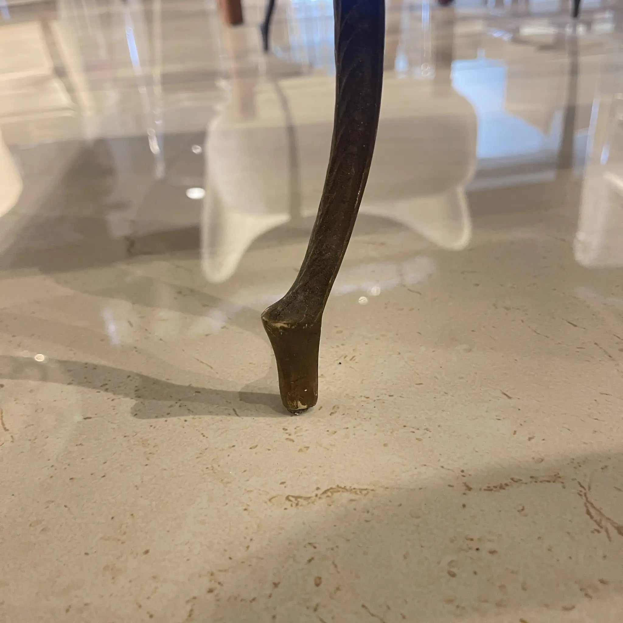 【アンティーク】 アンティーク カフェテーブル / オニキス風 / イギリス直輸入