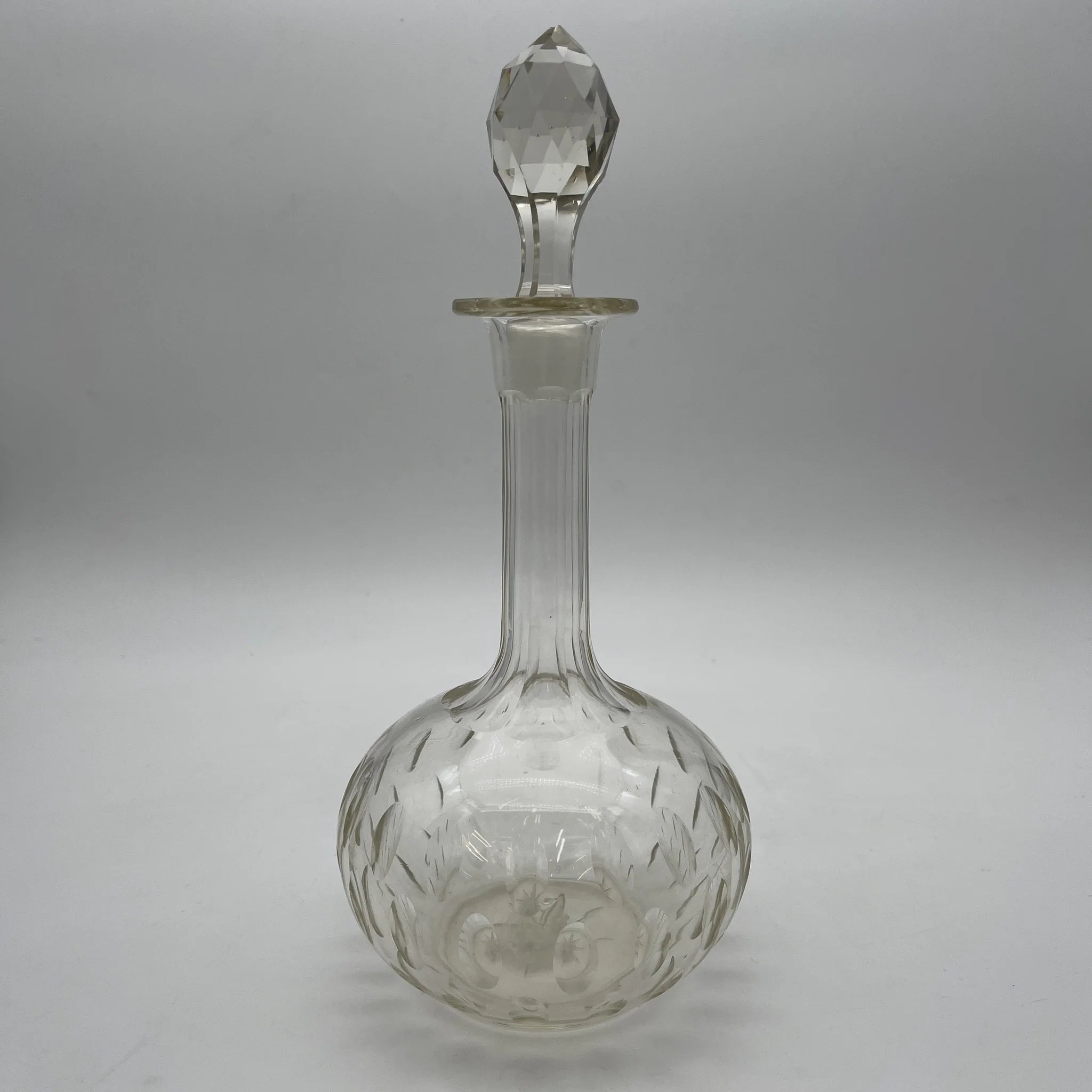 【リユース】 デキャンタ / クリスタルガラス / ヨーロッパ / カットガラス