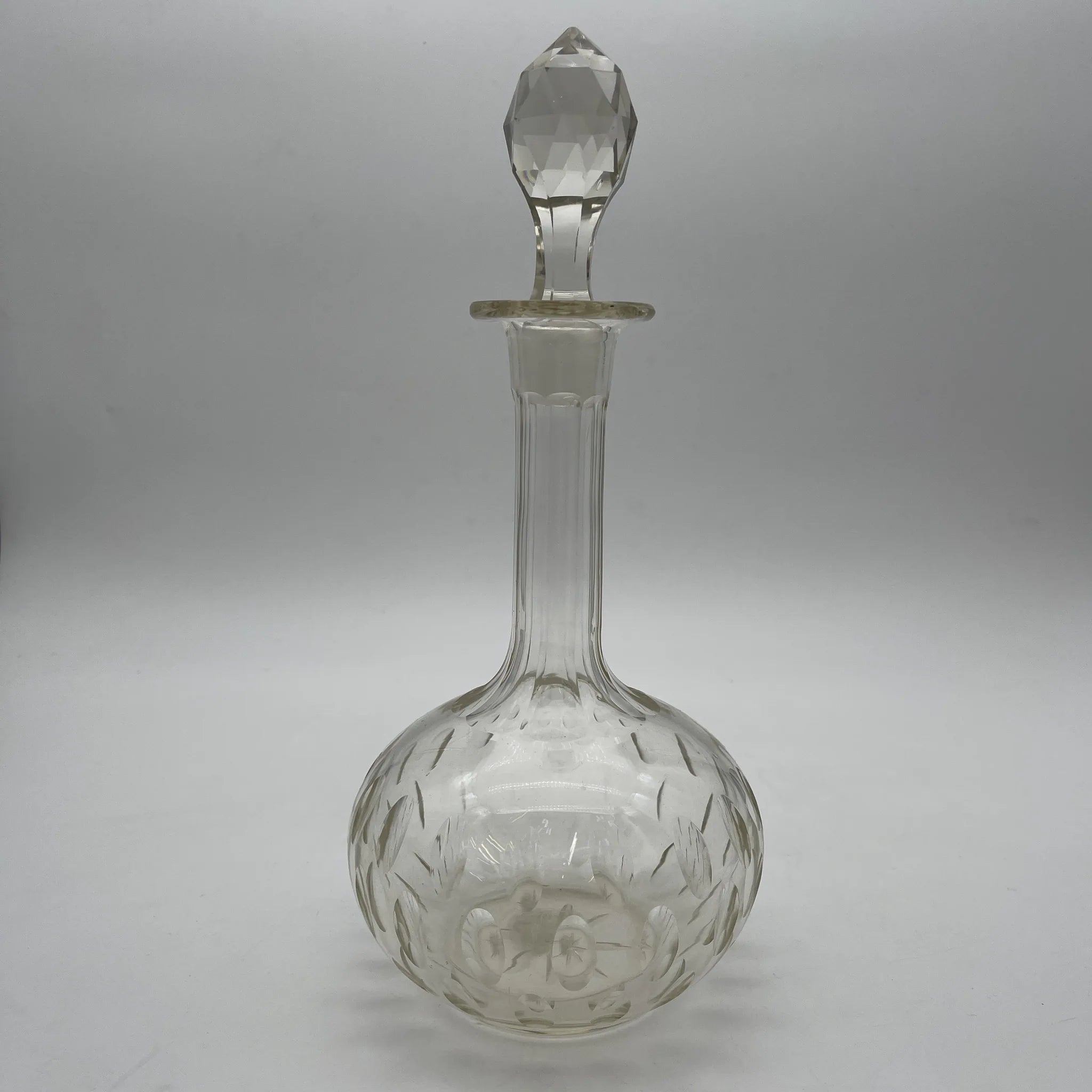 【リユース】 デキャンタ / クリスタルガラス / ヨーロッパ / カットガラス