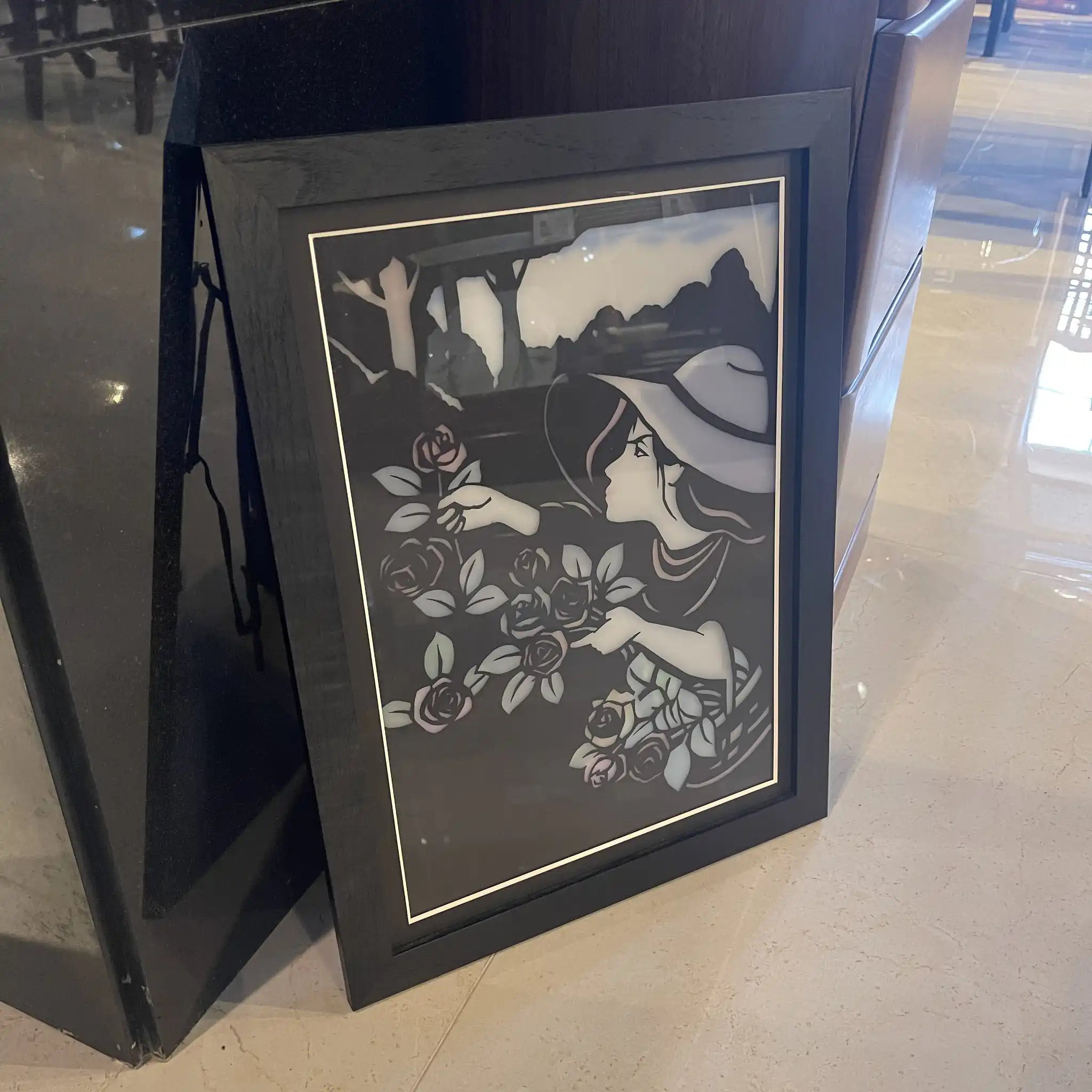 【アート/装飾品】 シルエットアート