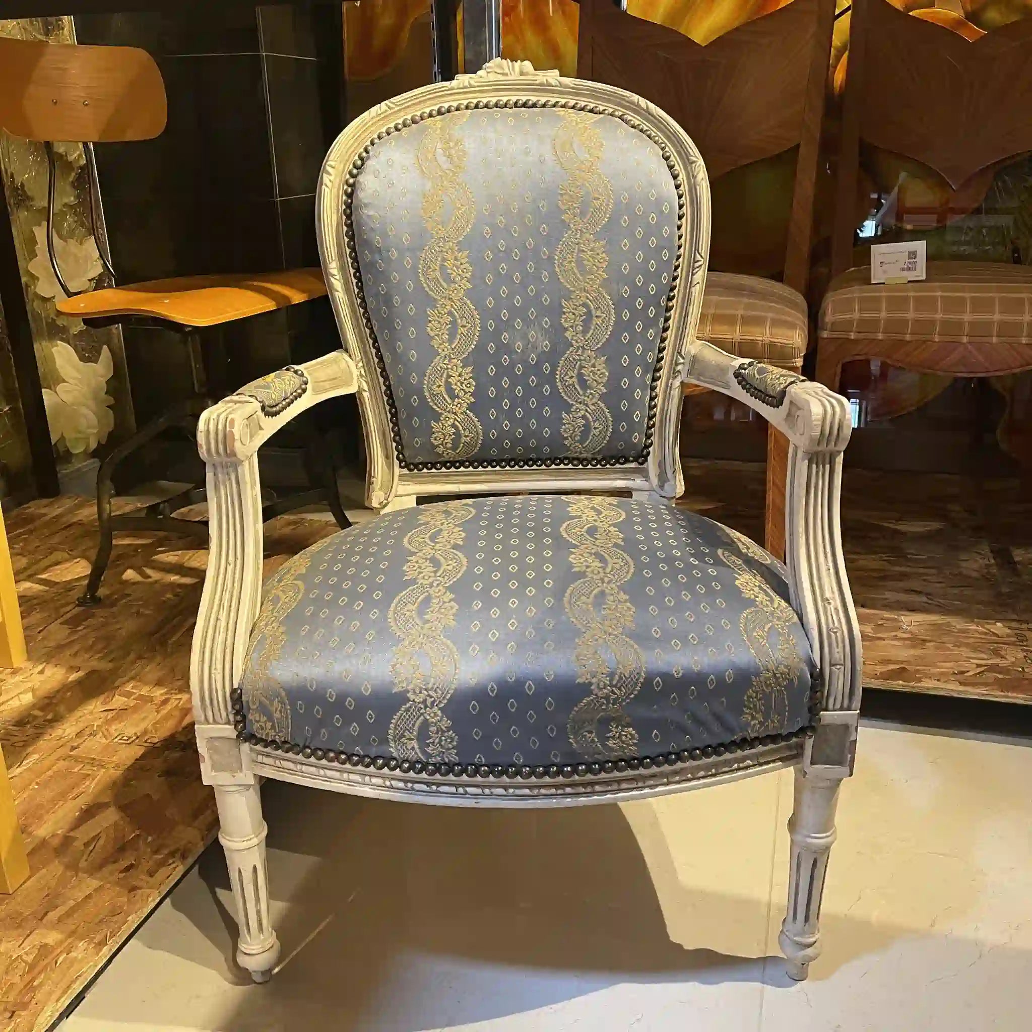 Antique Louis XVI style armchair / France /