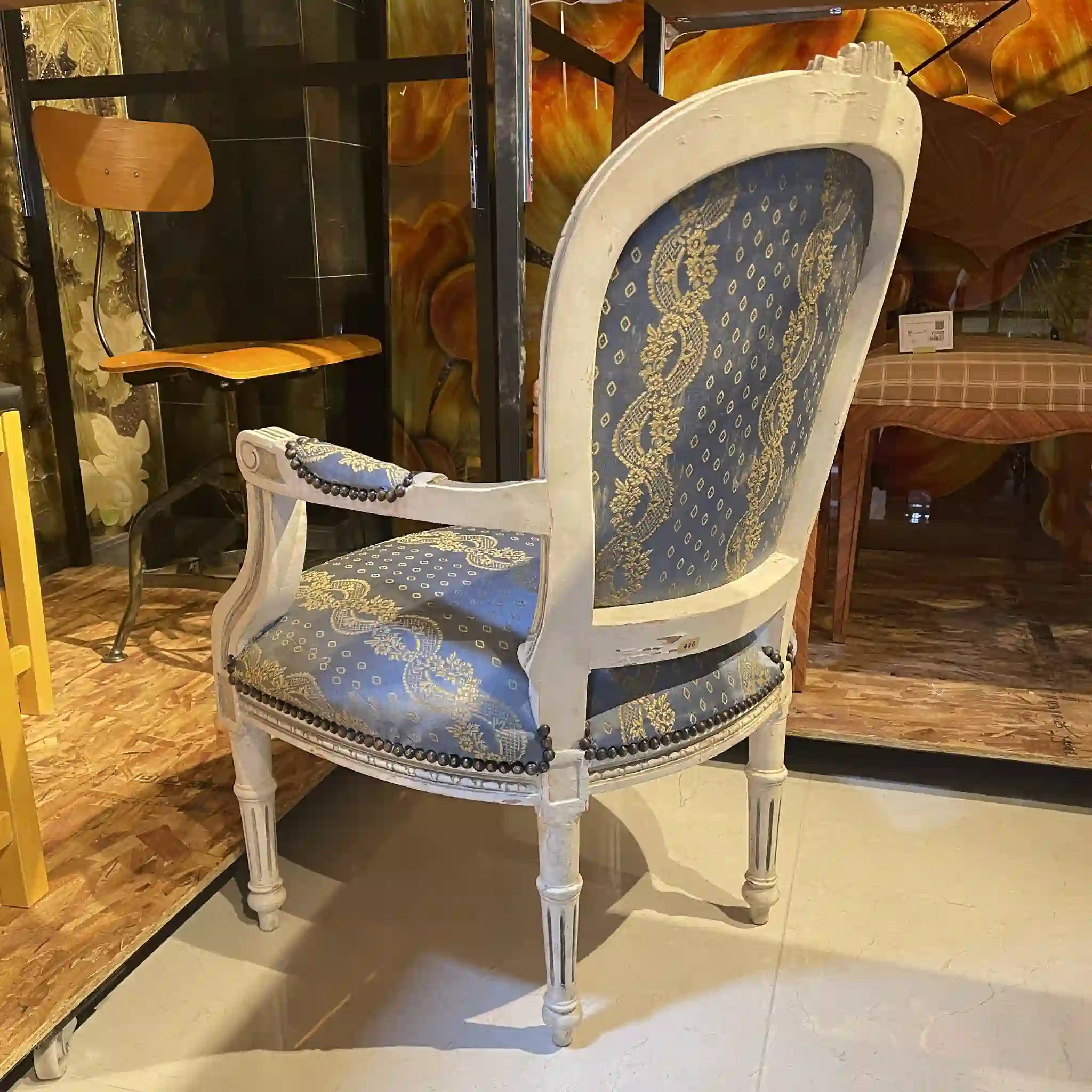 Antique Louis XVI style armchair / France /
