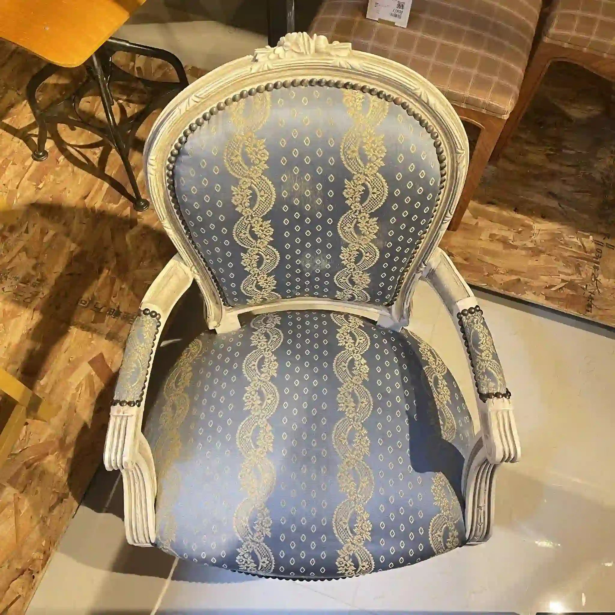 Antique Louis XVI style armchair / France /