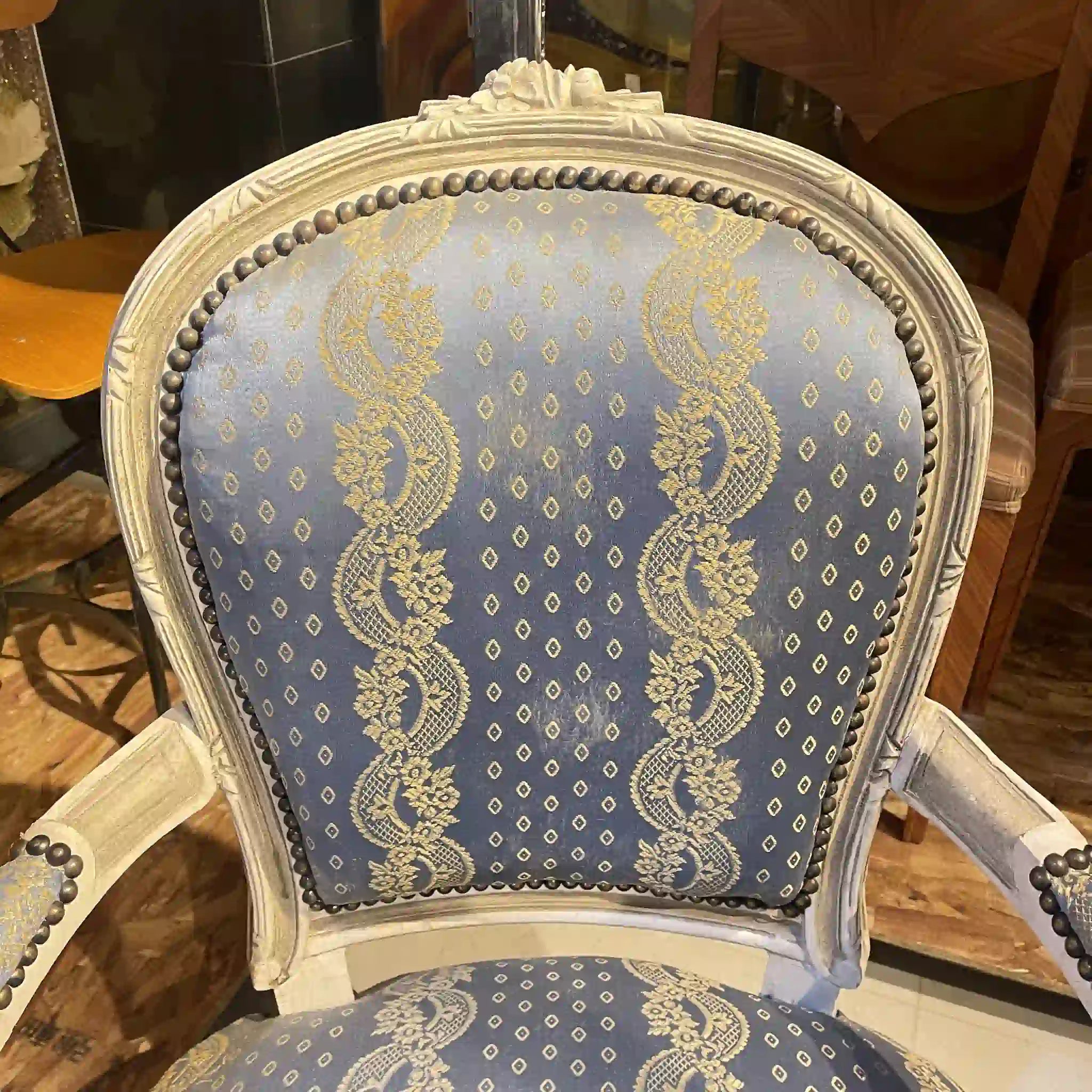 Antique Louis XVI style armchair / France /