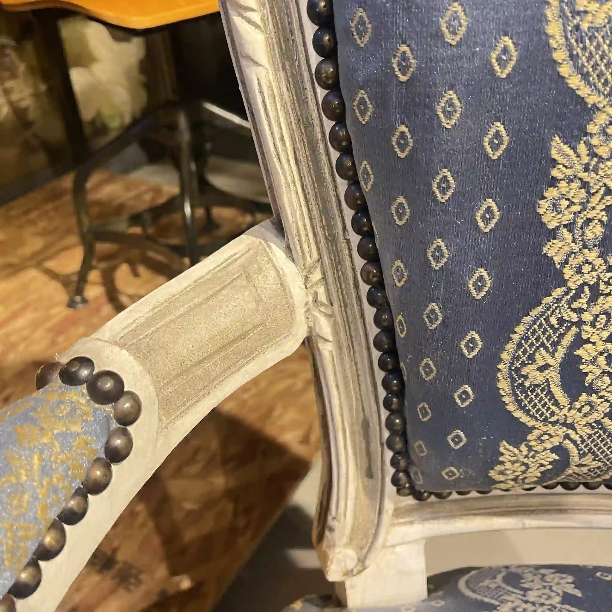 Antique Louis XVI style armchair / France /