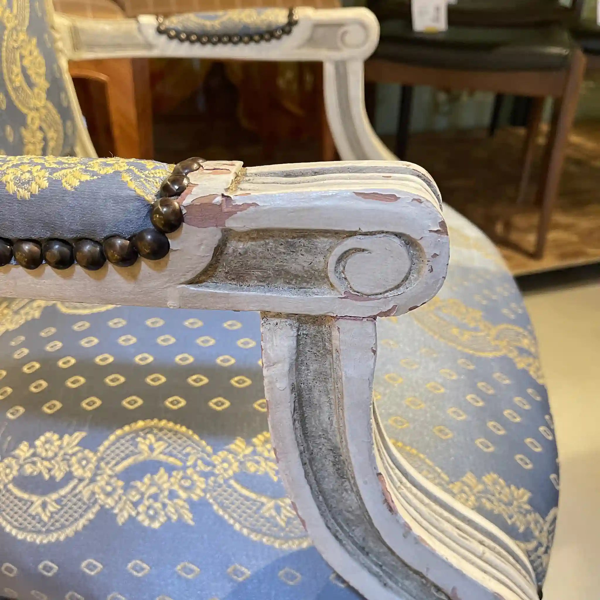 Antique Louis XVI style armchair / France /