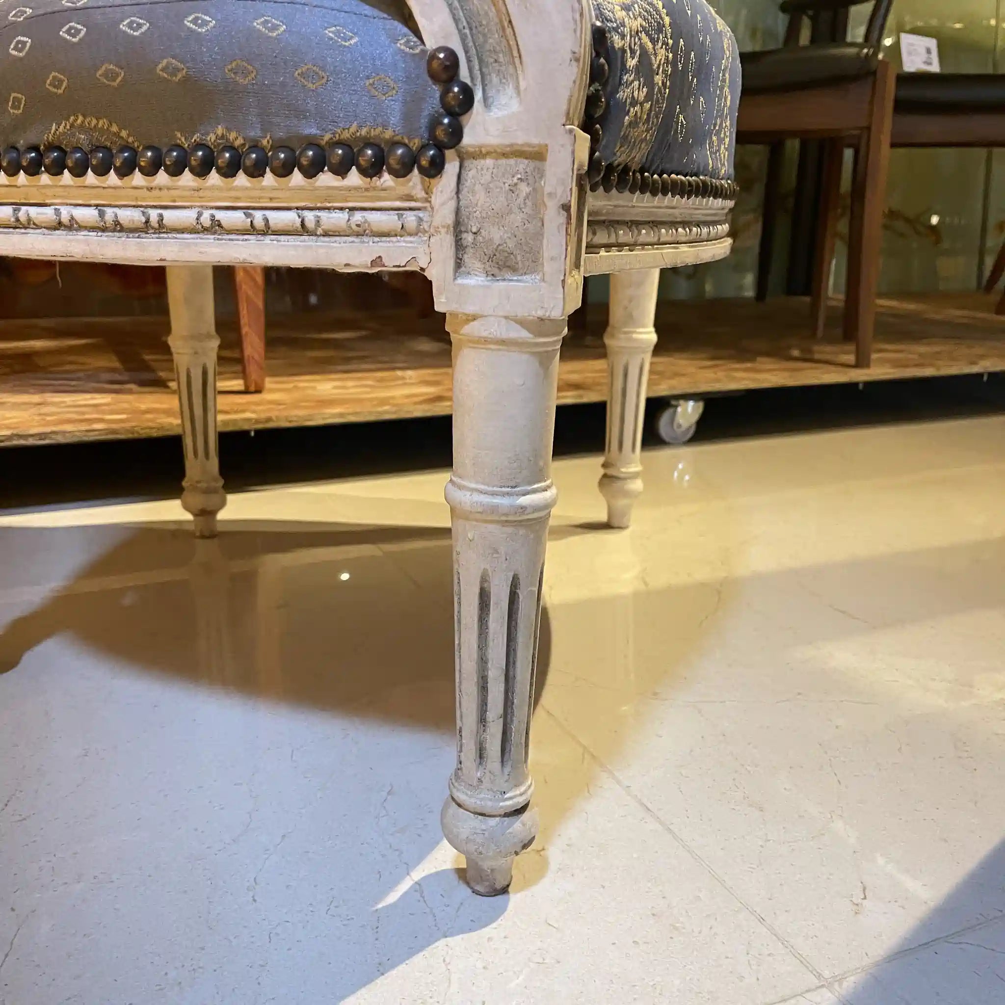 Antique Louis XVI style armchair / France /