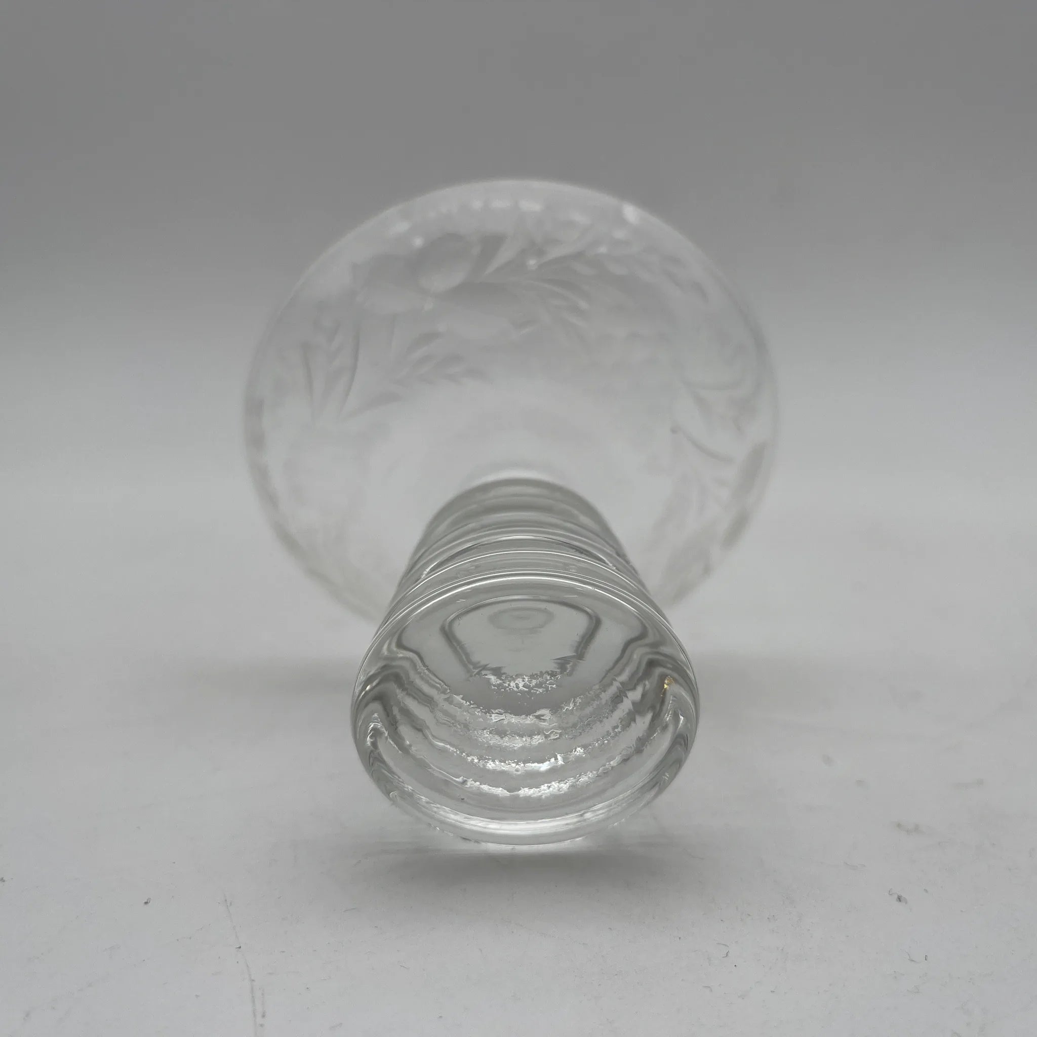 [Vintage] Dessert cup / Estimated mid-20C / Crystal glass / Europe / Gravire, Grape