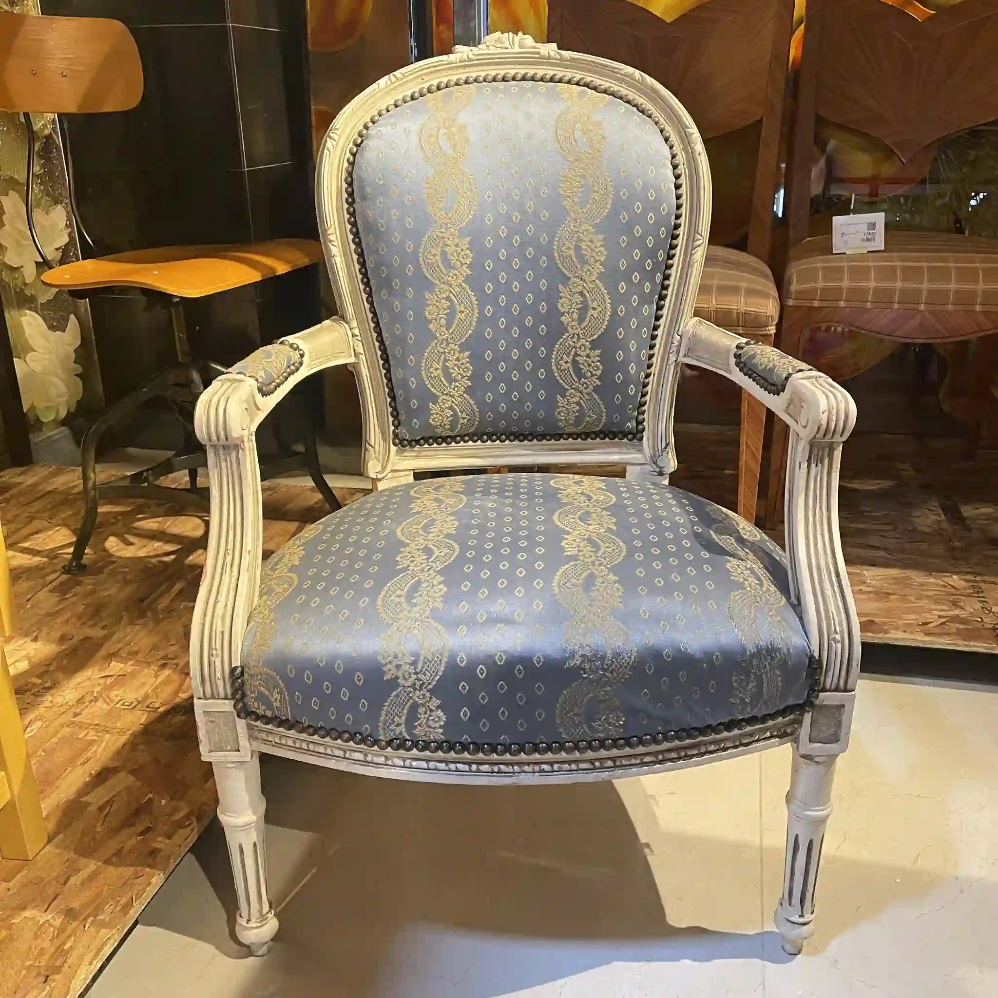Antique Louis XVI style armchair / France /