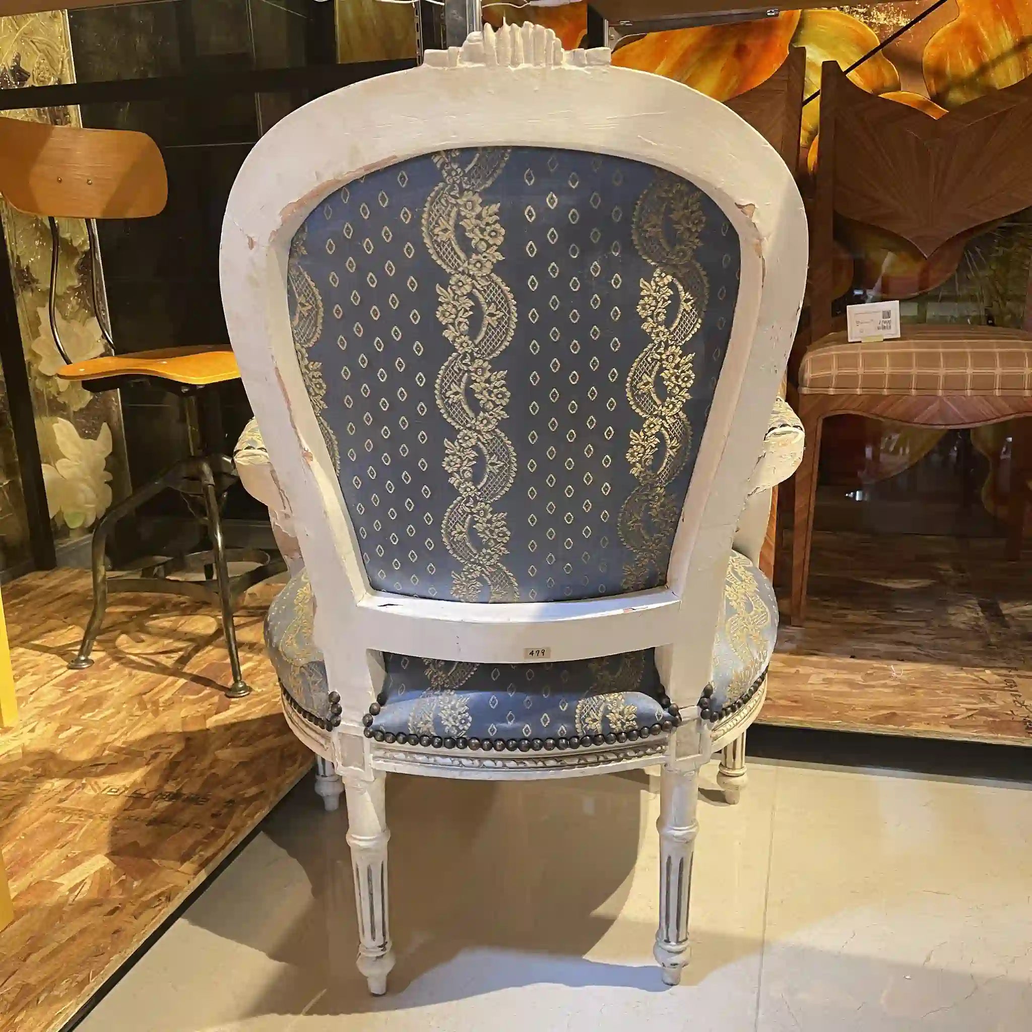 Antique Louis XVI style armchair / France /