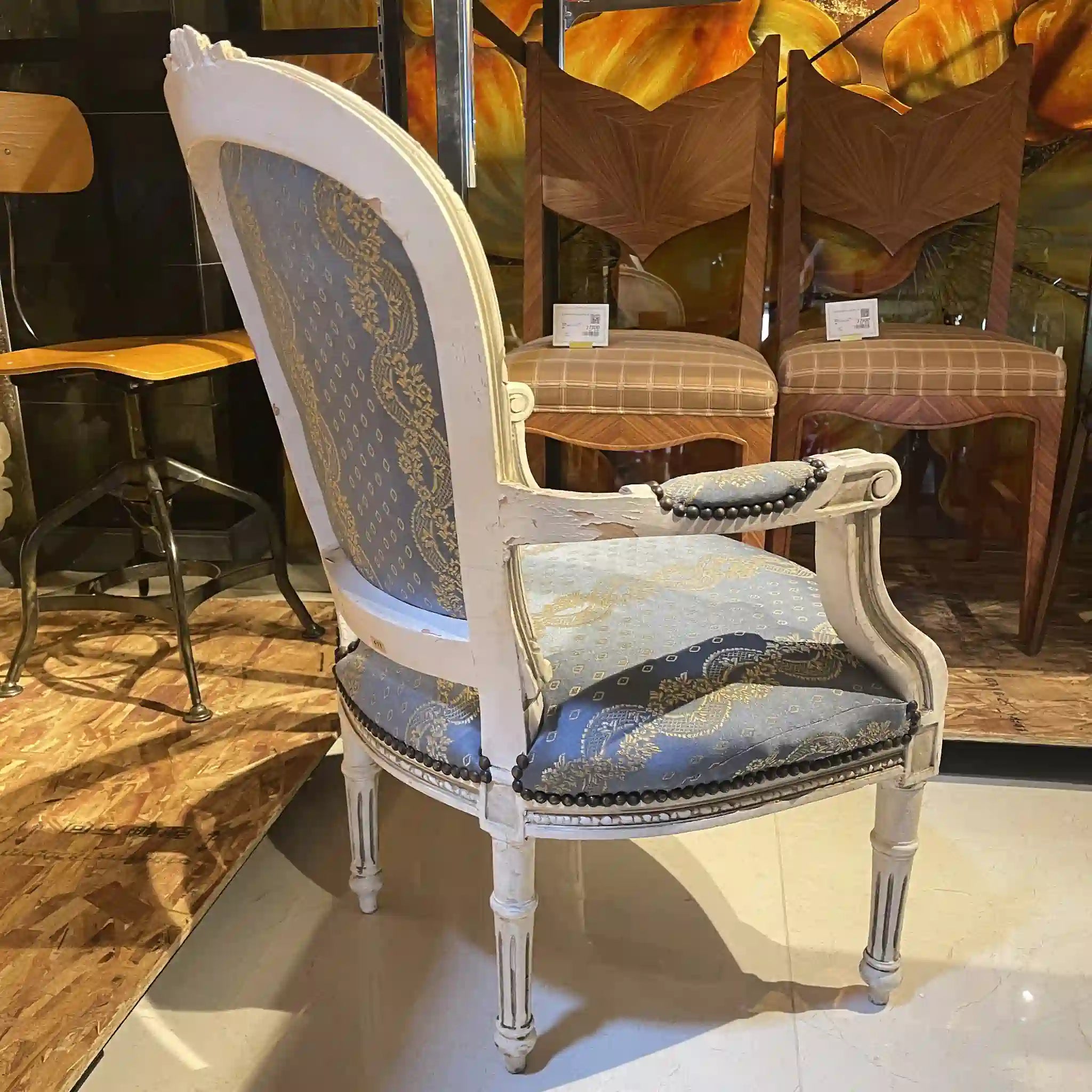 Antique Louis XVI style armchair / France /