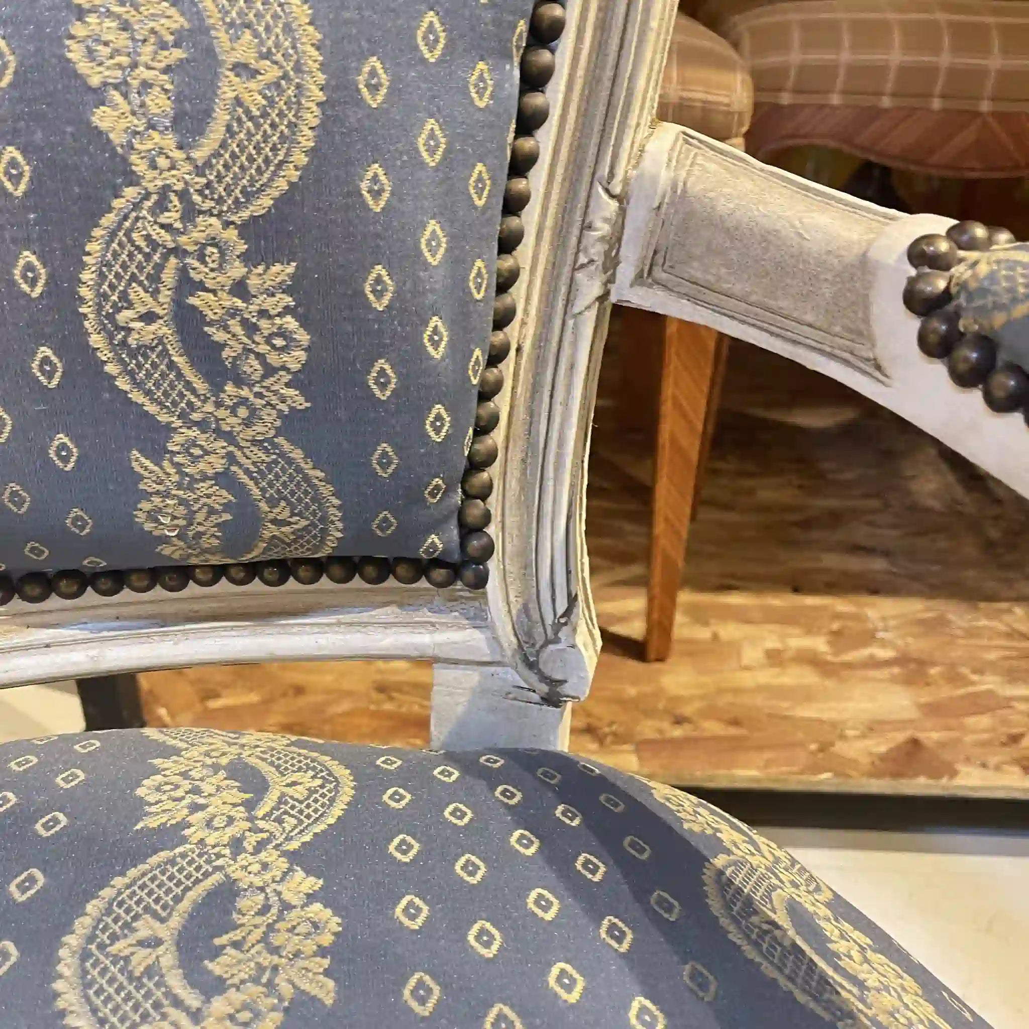 Antique Louis XVI style armchair / France /