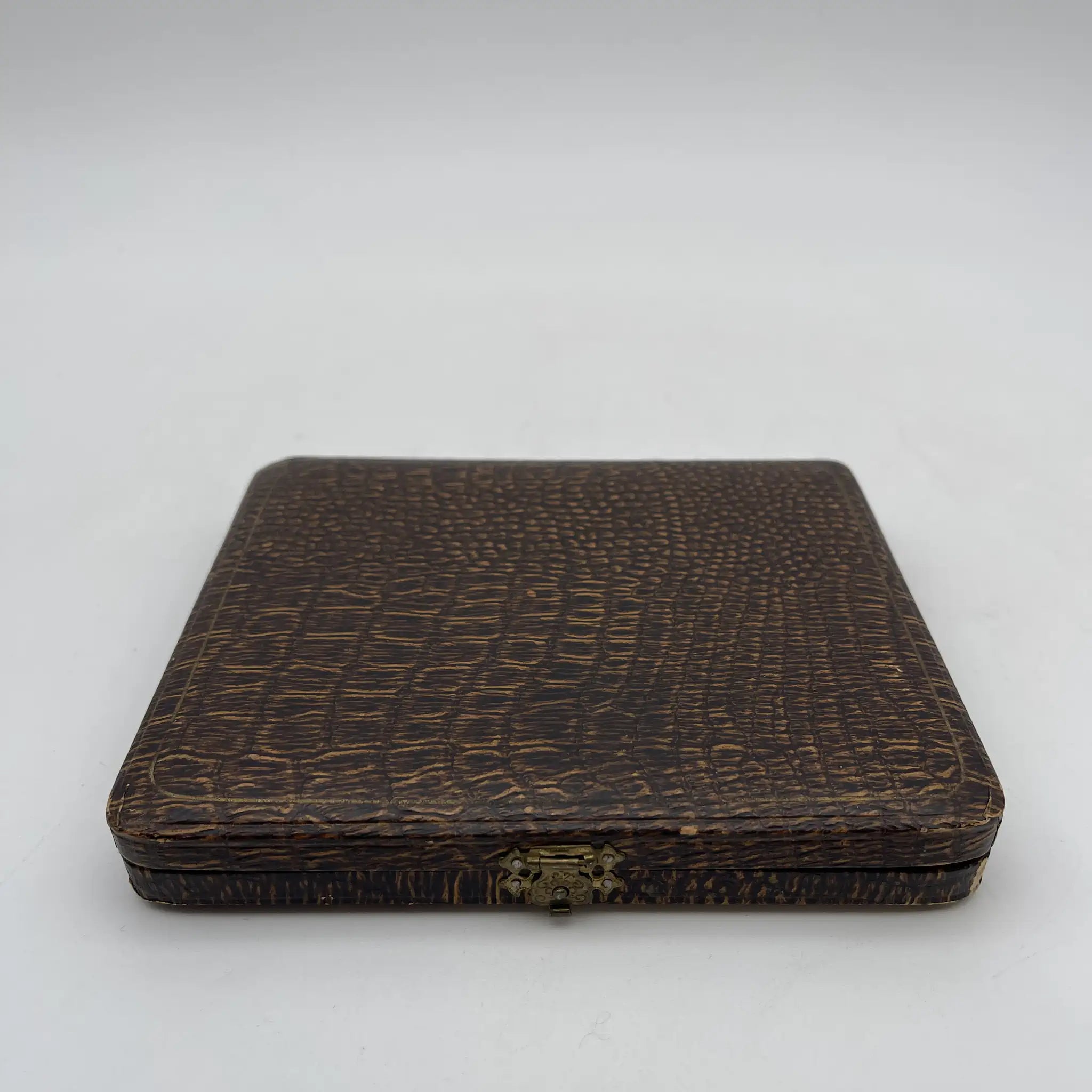 【古董】咖啡匙6p / Maxwell & Sons (Maxwell & Sons) / 1920s /斯特林银/英国/咖啡豆顶部，盒子