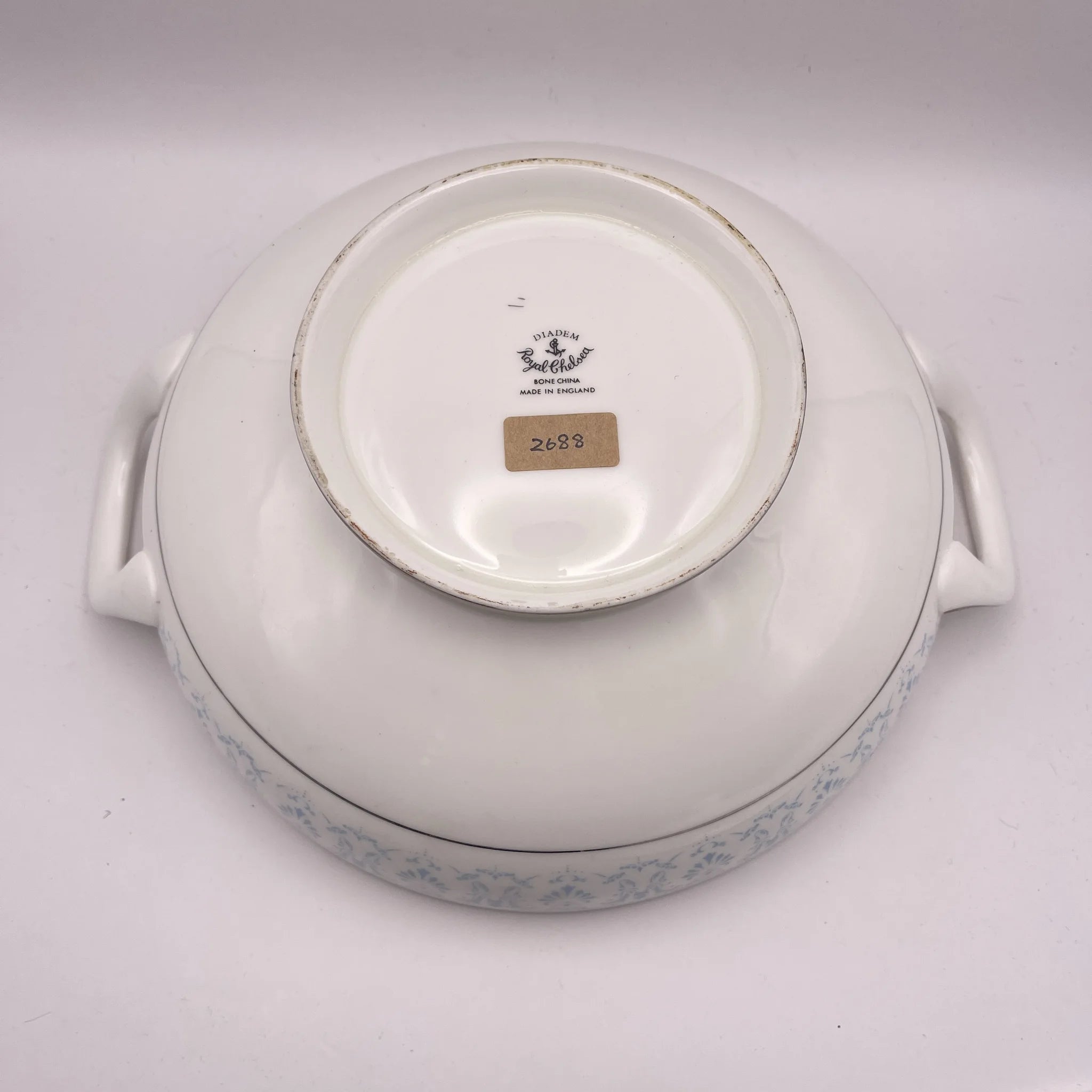 【アンティーク】 スープチューリン / Royal Chelsea(ロイヤル チェルシー) / Diadem / 1943年~1961年 / Bone China / イギリス