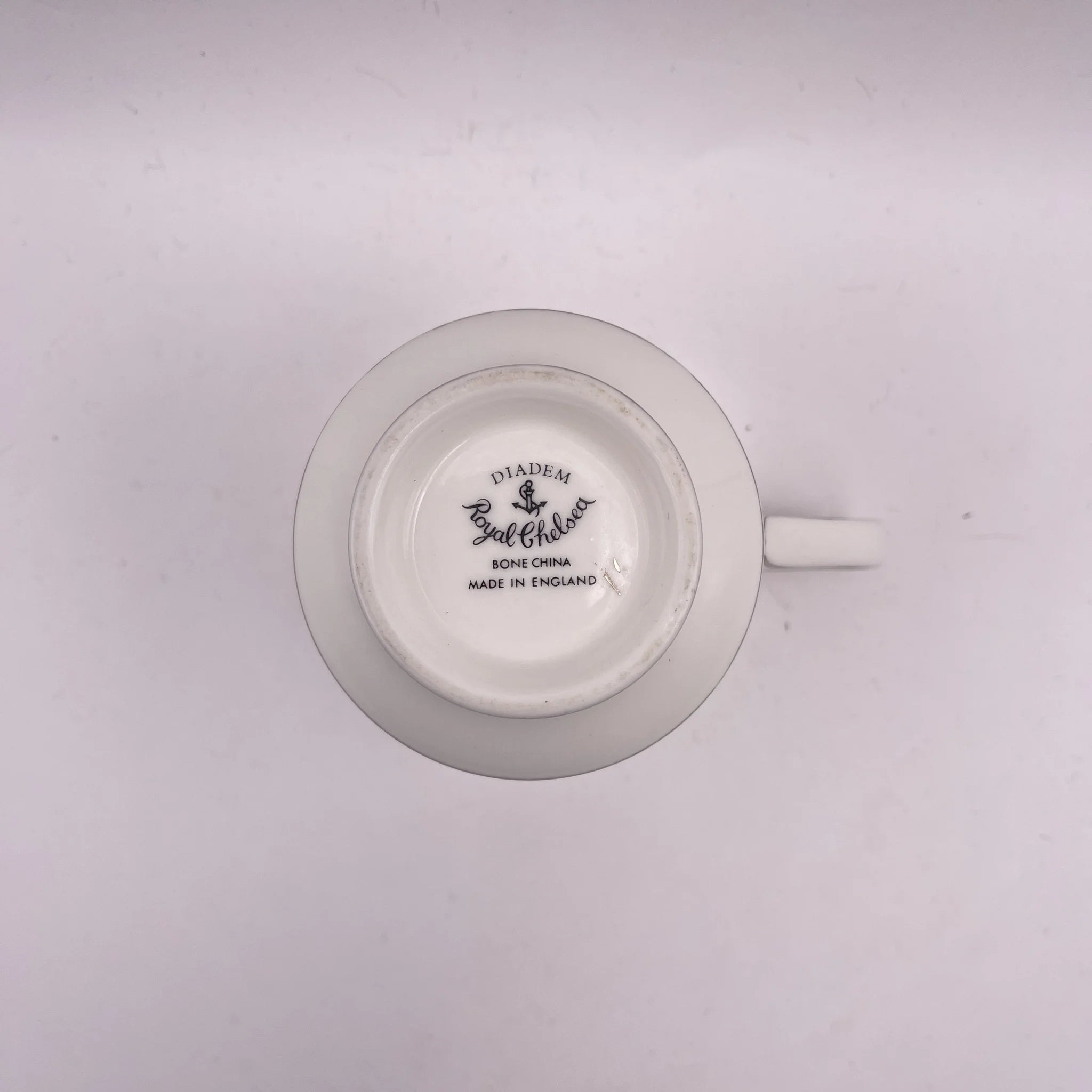 【アンティーク】 ティーカップ / Royal Chelsea(ロイヤル チェルシー) / Diadem / 1943年~1961年 / Bone China / イギリス