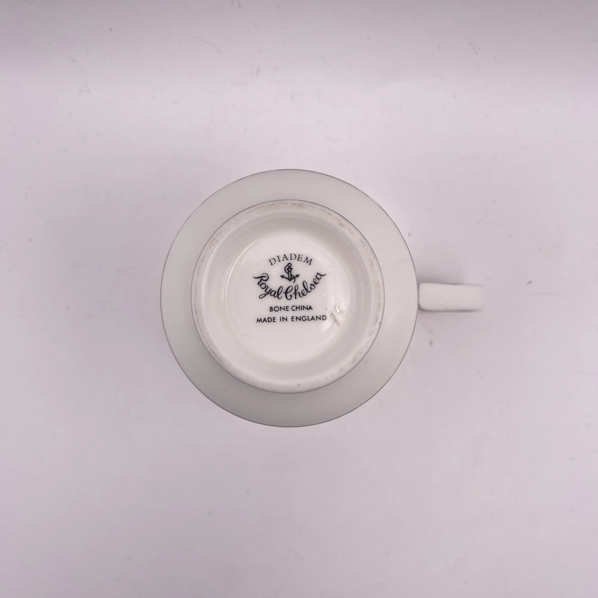 【アンティーク】 ティーカップ / Royal Chelsea(ロイヤル チェルシー) / Diadem / 1943年~1961年 / Bone China / イギリス