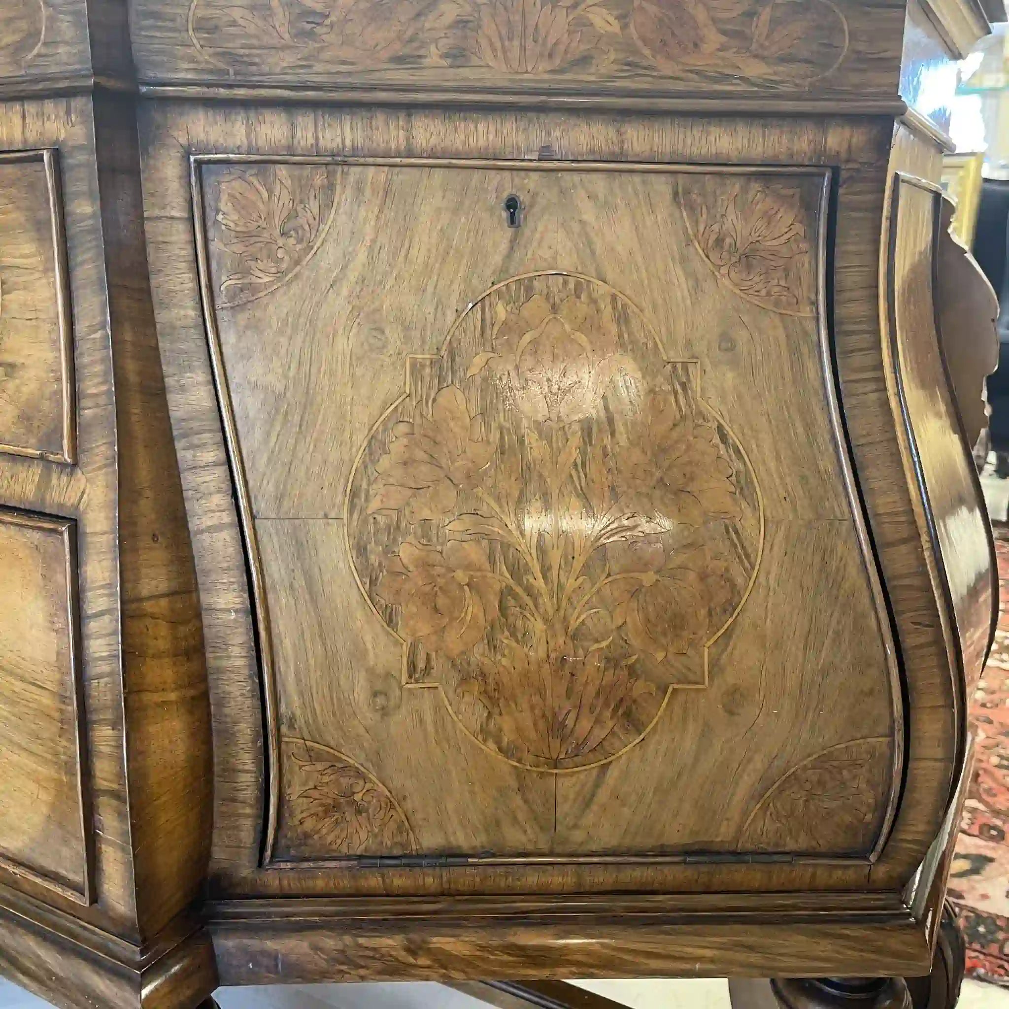 【アンティーク】 コモド コンソール / ボンベイ型 / 1900年代 / ウォールナット材 / ドイツ