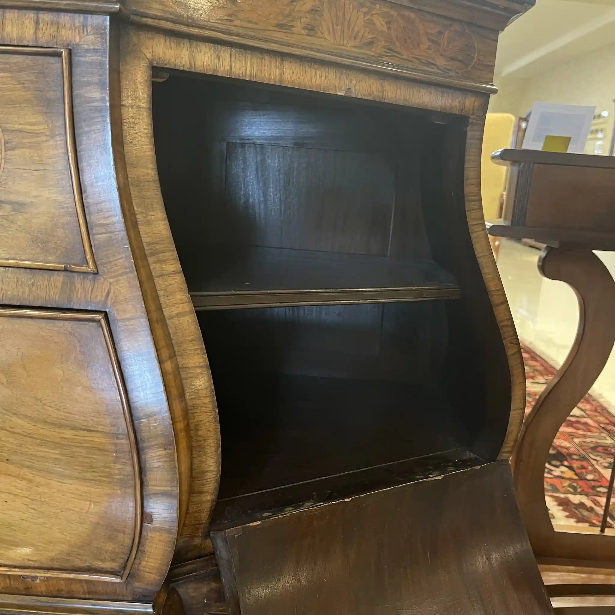 【アンティーク】 コモド コンソール / ボンベイ型 / 1900年代 / ウォールナット材 / ドイツ