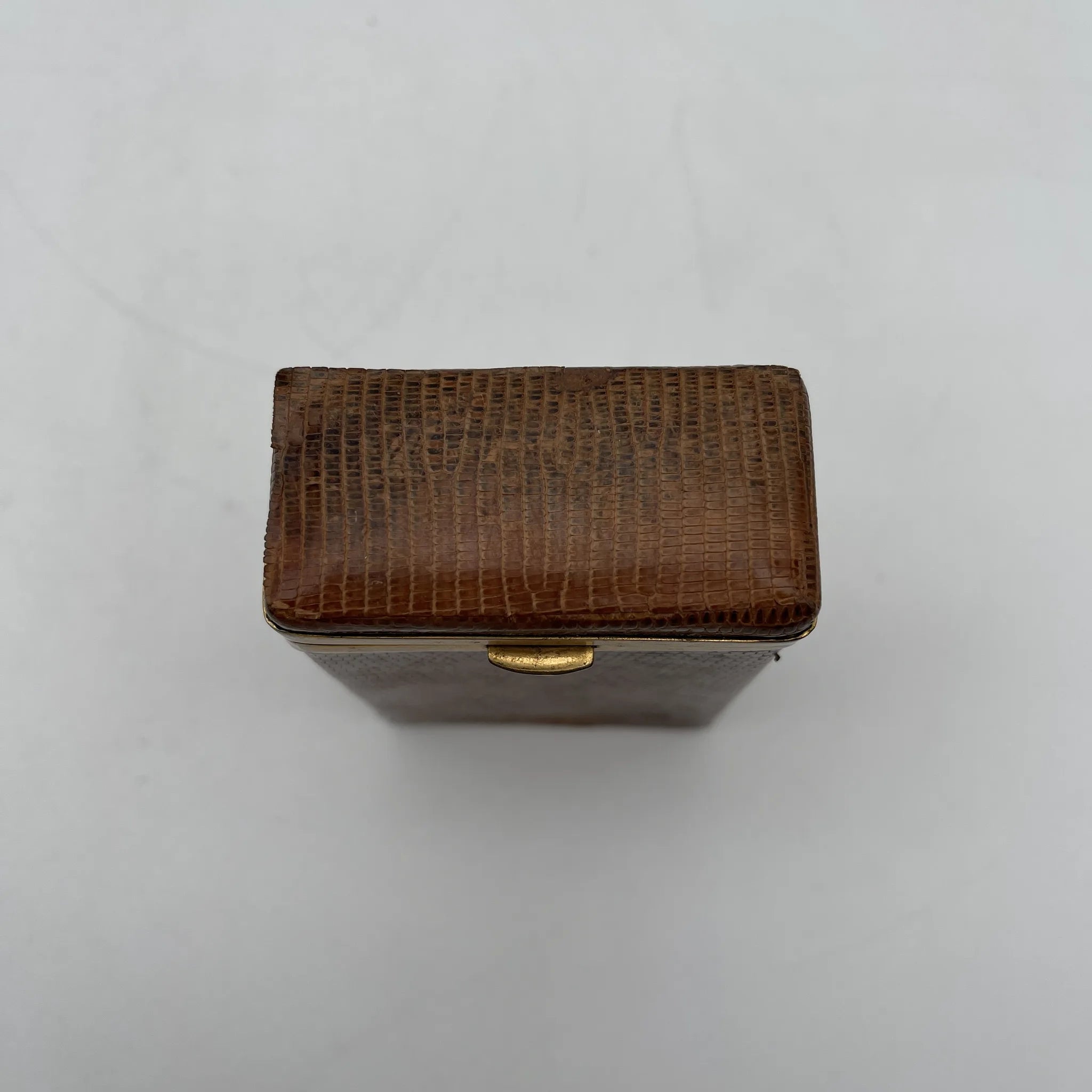 [Vintage] Cigarette case / Estimated mid-20C / Genuine leather / England