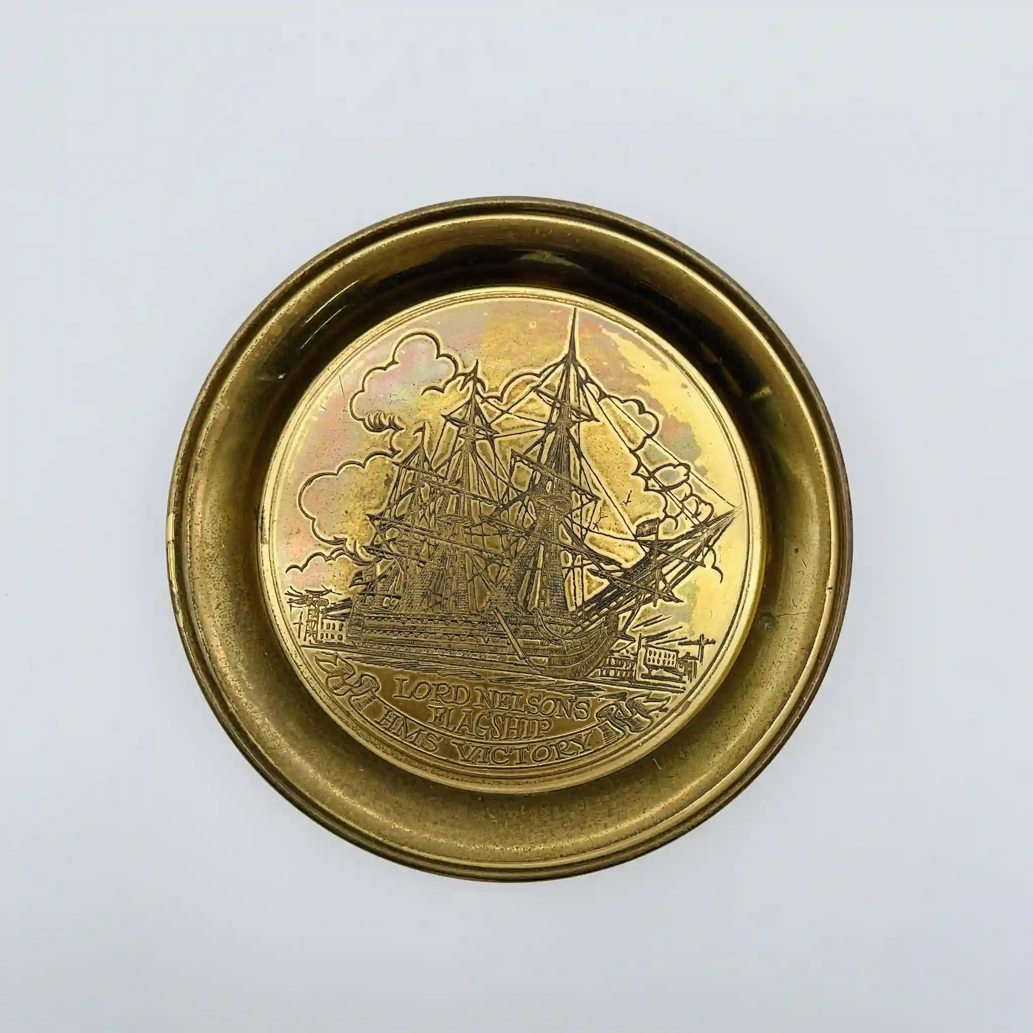 [Vintage] Vintage Coaster / Brass / UK