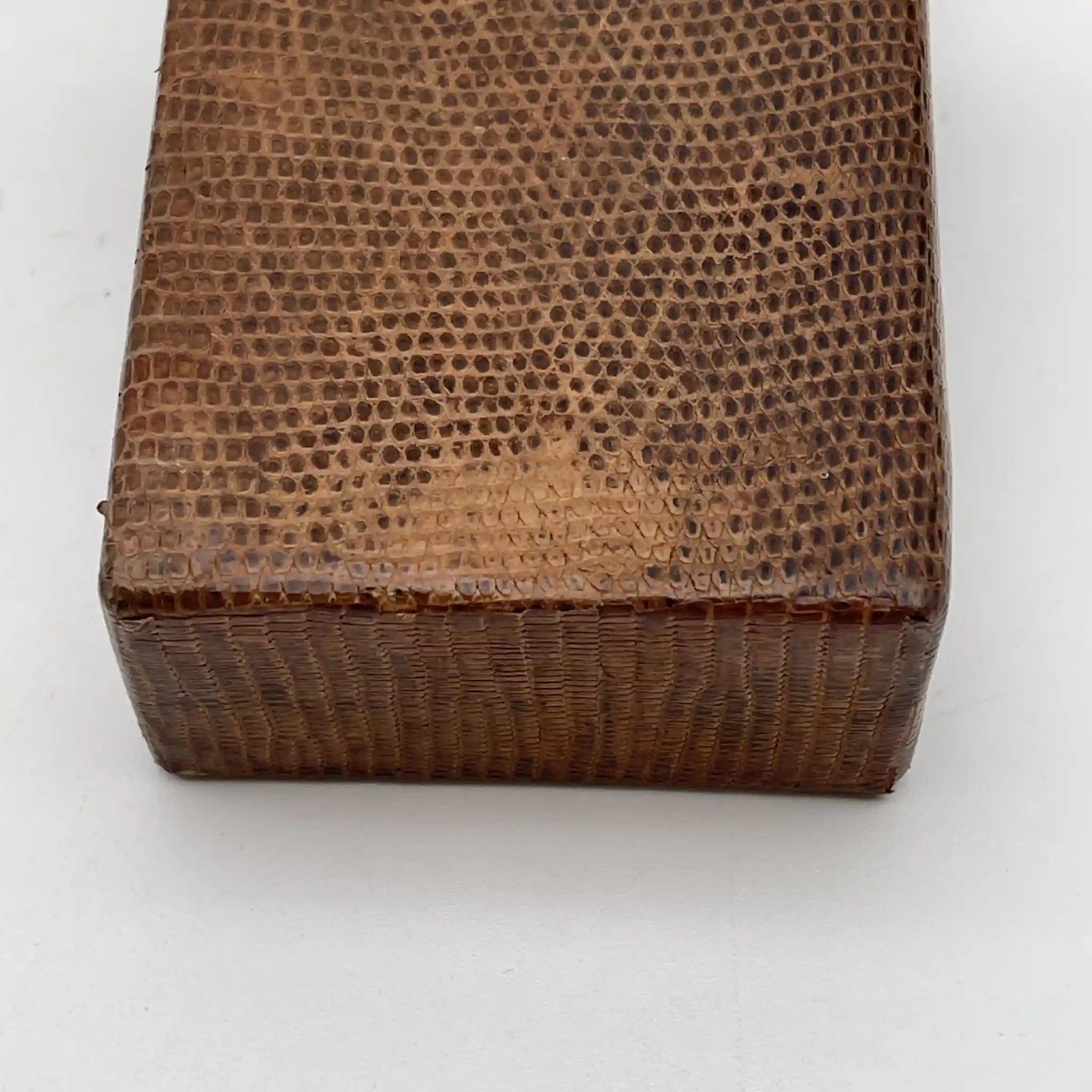 [Vintage] Cigarette case / Estimated mid-20C / Genuine leather / England